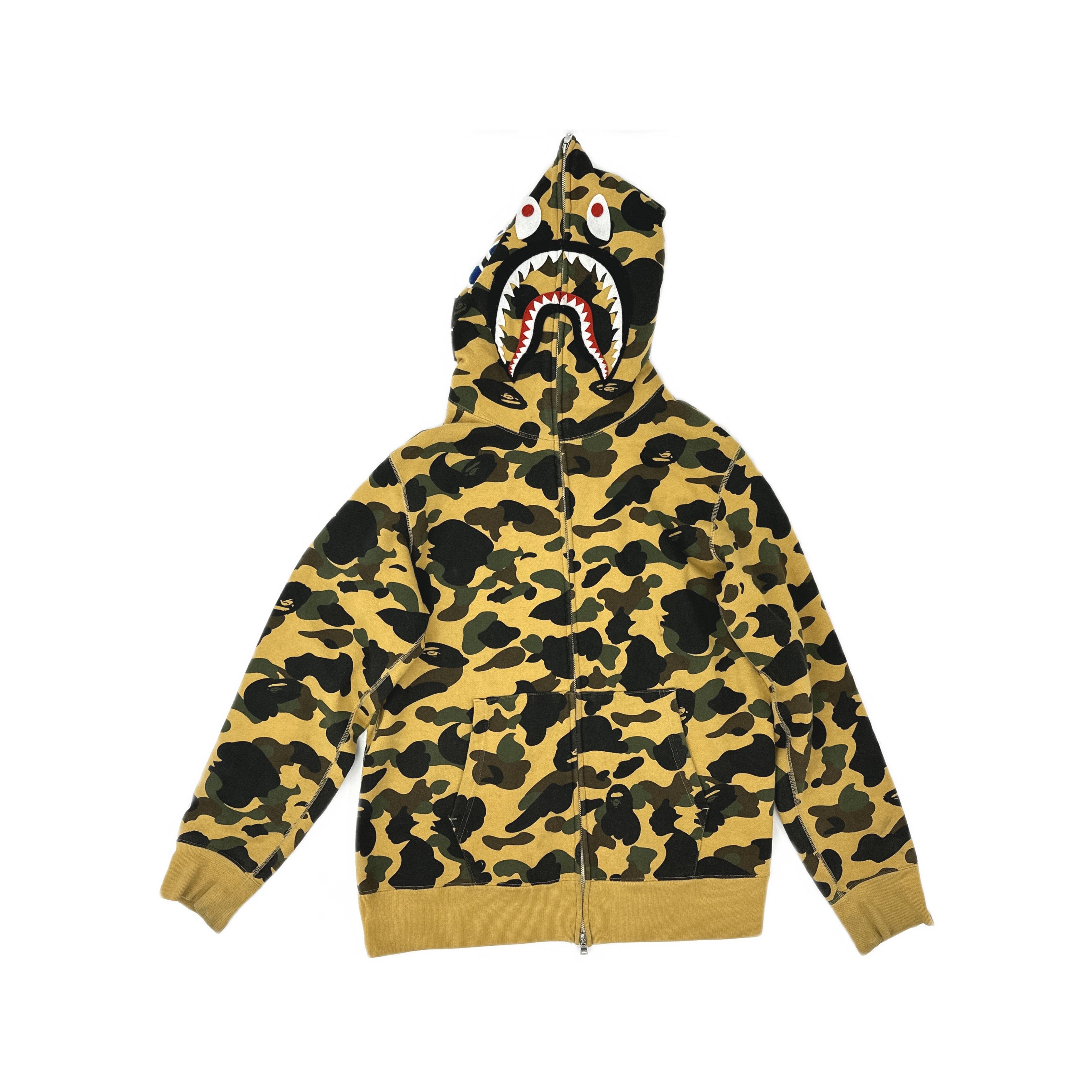Bape A Bathing Ape 1st Camo Shark Full Zip Hoodie XL Size US XL / EU 56 / 4 - 1 Thumbnail