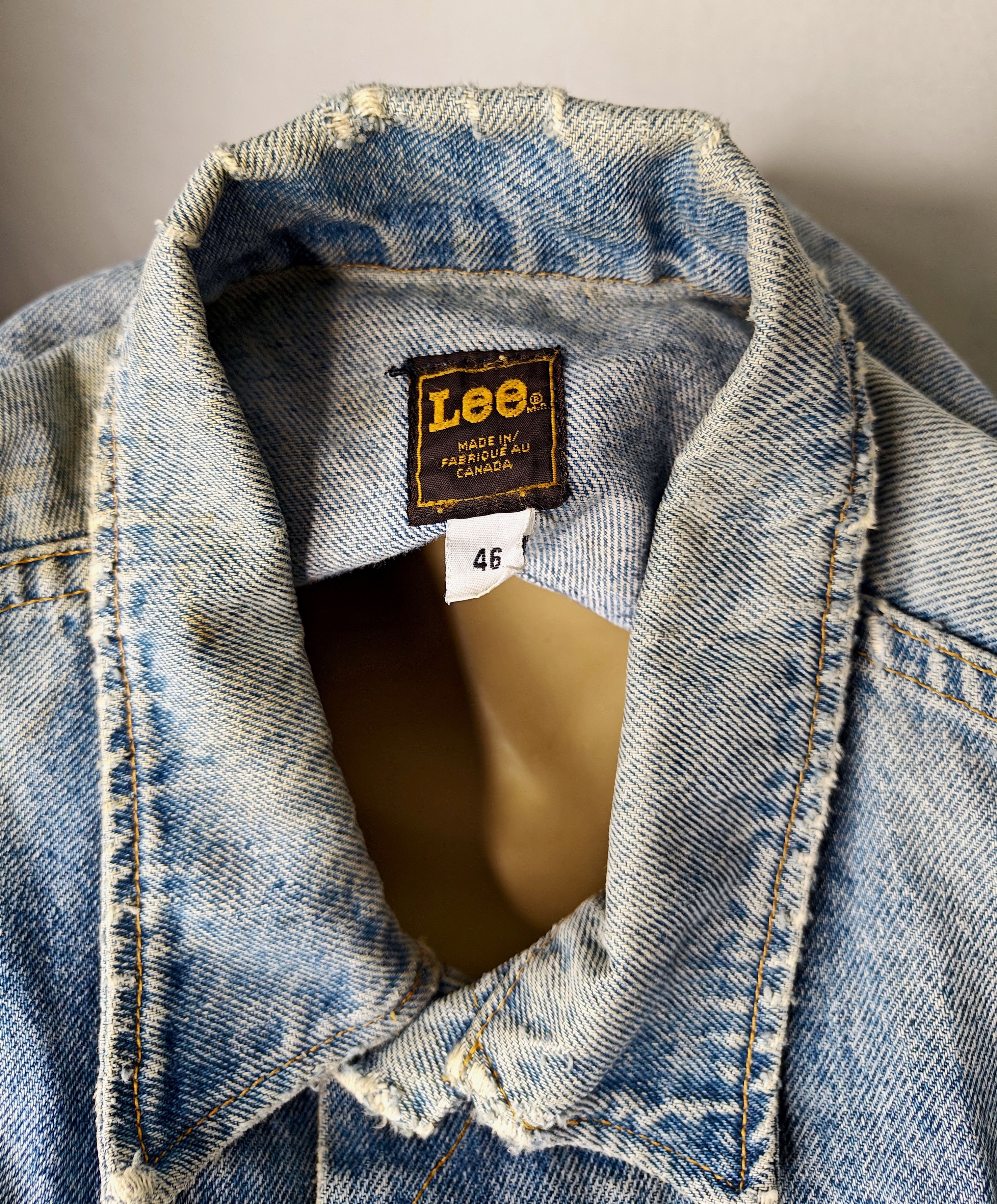 Lee Vtg 90s LEE Metallica Danzig patches denim jean jacket Size US L / EU 52-54 / 3 - 10 Thumbnail