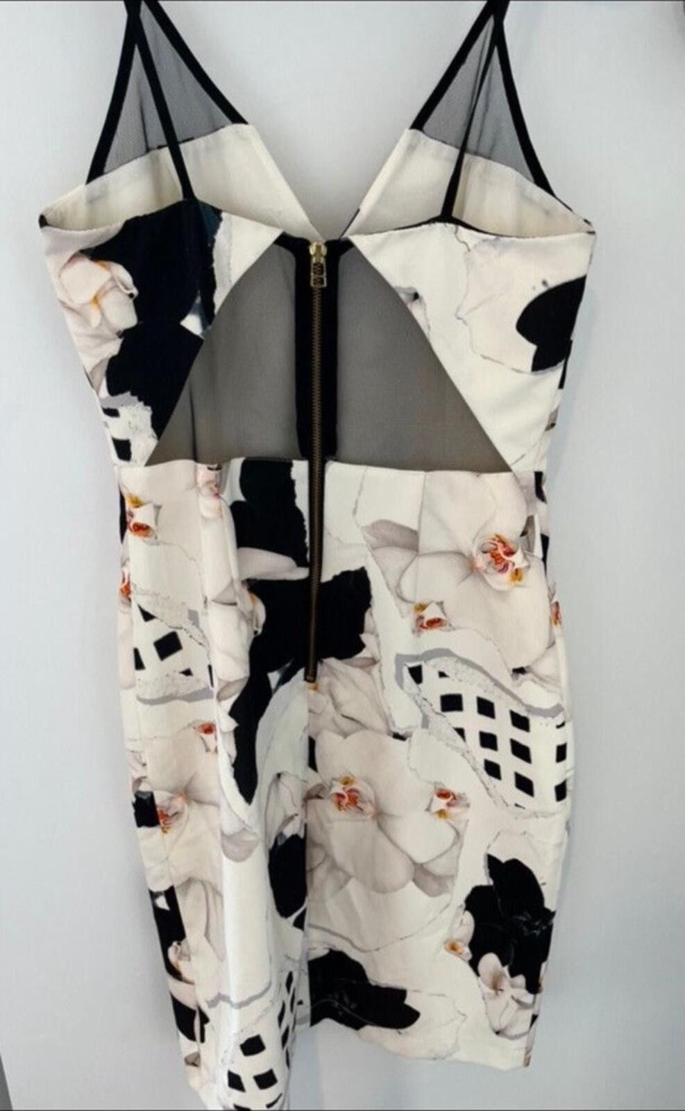 Other Shona Joy The Divided Mini Dress Pencil - Size AU/UK 6 US 2 Size XS / US 0-2 / IT 36-38 - 3 Thumbnail