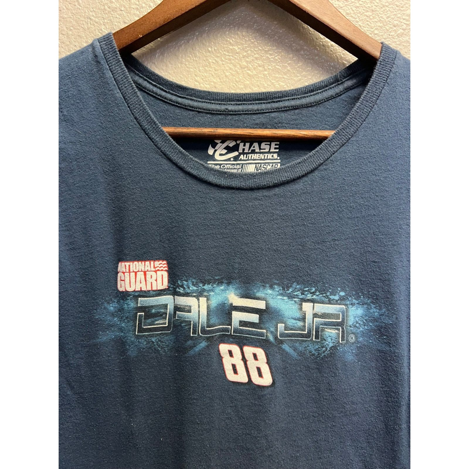 Chase Authentics Womens Dale Jr Shirt Nascar Blue Racing Top Tee Women's L Size L / US 10 / IT 46 - 3 Thumbnail