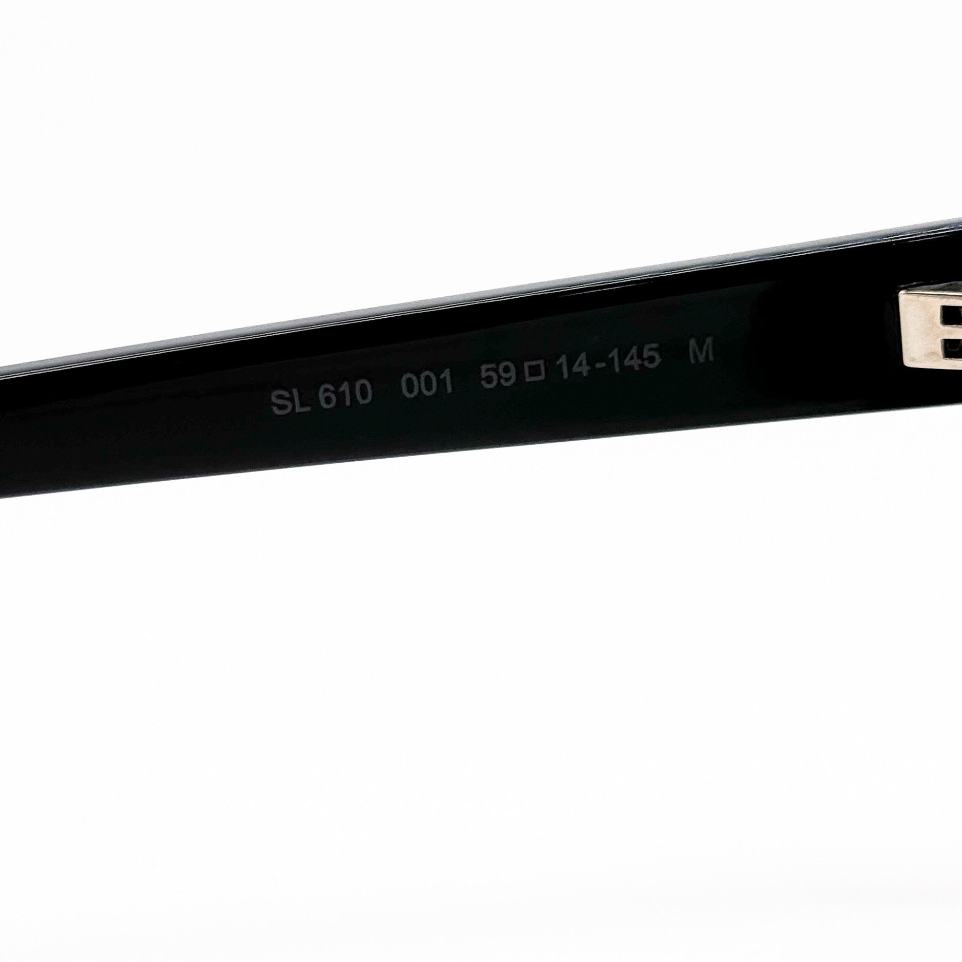 Saint Laurent Paris NEW SAINT LAURENT SL610 001 SQUARE BLACK Size ONE SIZE - 6 Thumbnail
