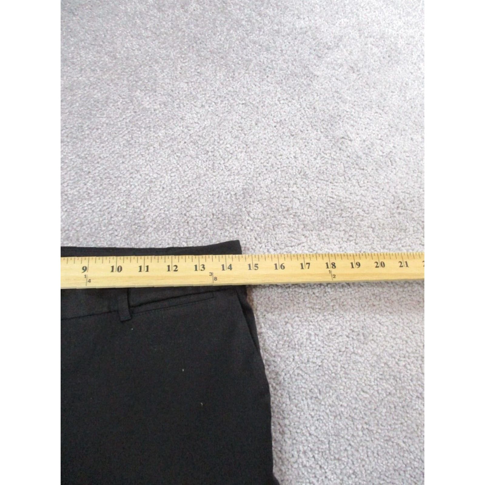 Frame VINTAGE FRAME Dress Pants Womens Size 2 Black Slim Straight Cotton Spandex Twill 90s Womens Size 26" / US 2 / IT 38 - 7 Thumbnail