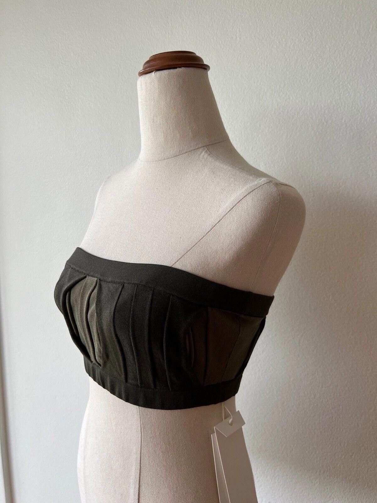 Dion Lee New dion lee double hosiery tube top crop green medium 10 Size M / US 6-8 / IT 42-44 - 2 Thumbnail