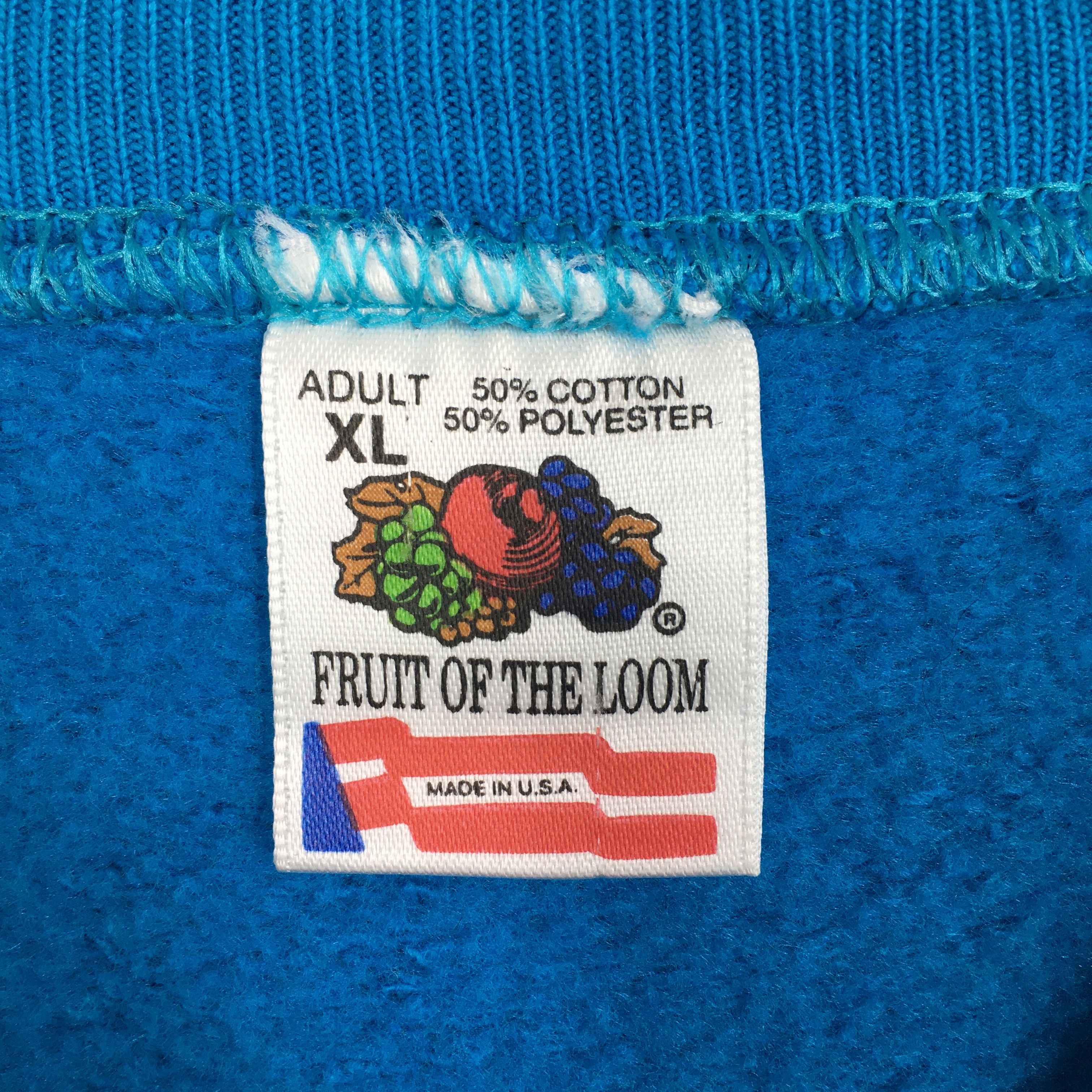 Fruit Of The Loom Vintage 90's Myrtle Beach Palm Beach Sweater XLarge Size US XL / EU 56 / 4 - 5 Thumbnail