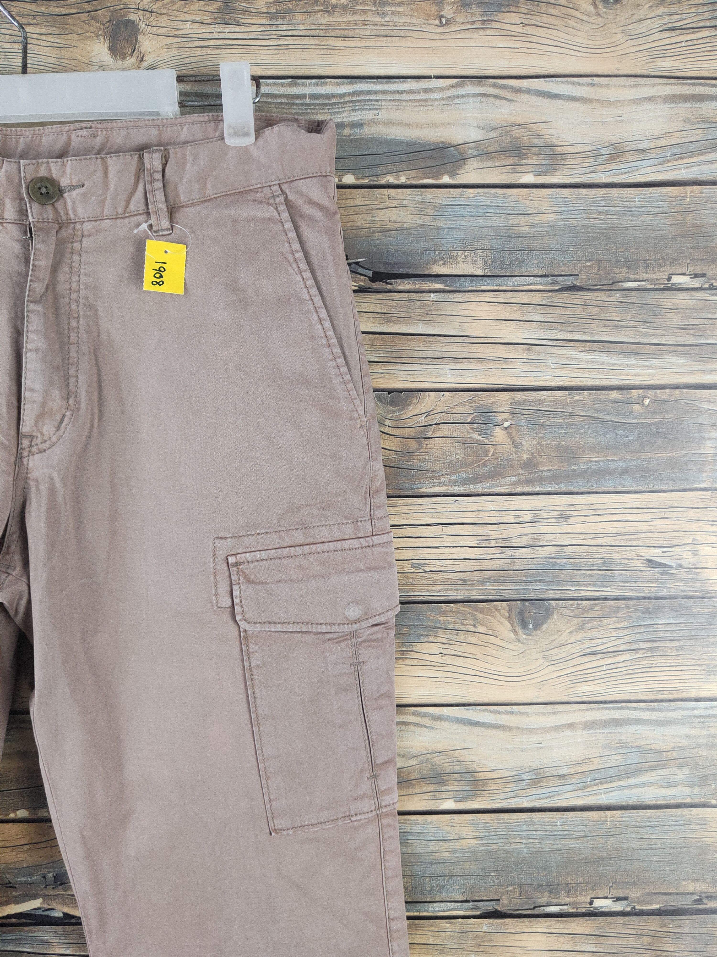 Japanese Brand DL Uniqlo Beige Multipocket Cargo Pants #1908 Size 32" / US 10 / IT 46 - 5 Thumbnail