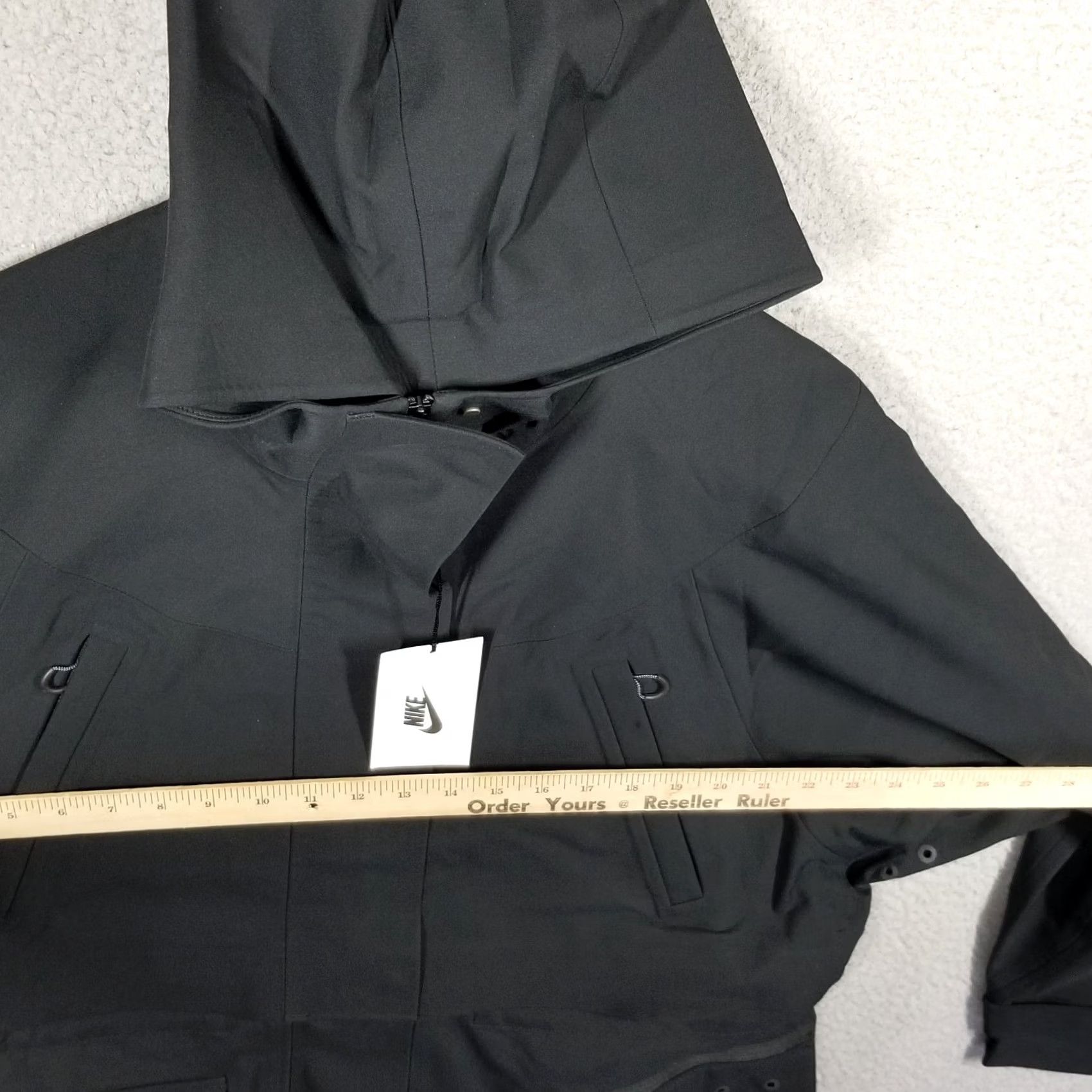 Nike NIKE NIKELAB 2 in 1 Crop JACKET RAIN Wind COAT BLACK AH7236-010 WOMEN's M Jacket Size M / US 6-8 / IT 42-44 - 7 Thumbnail