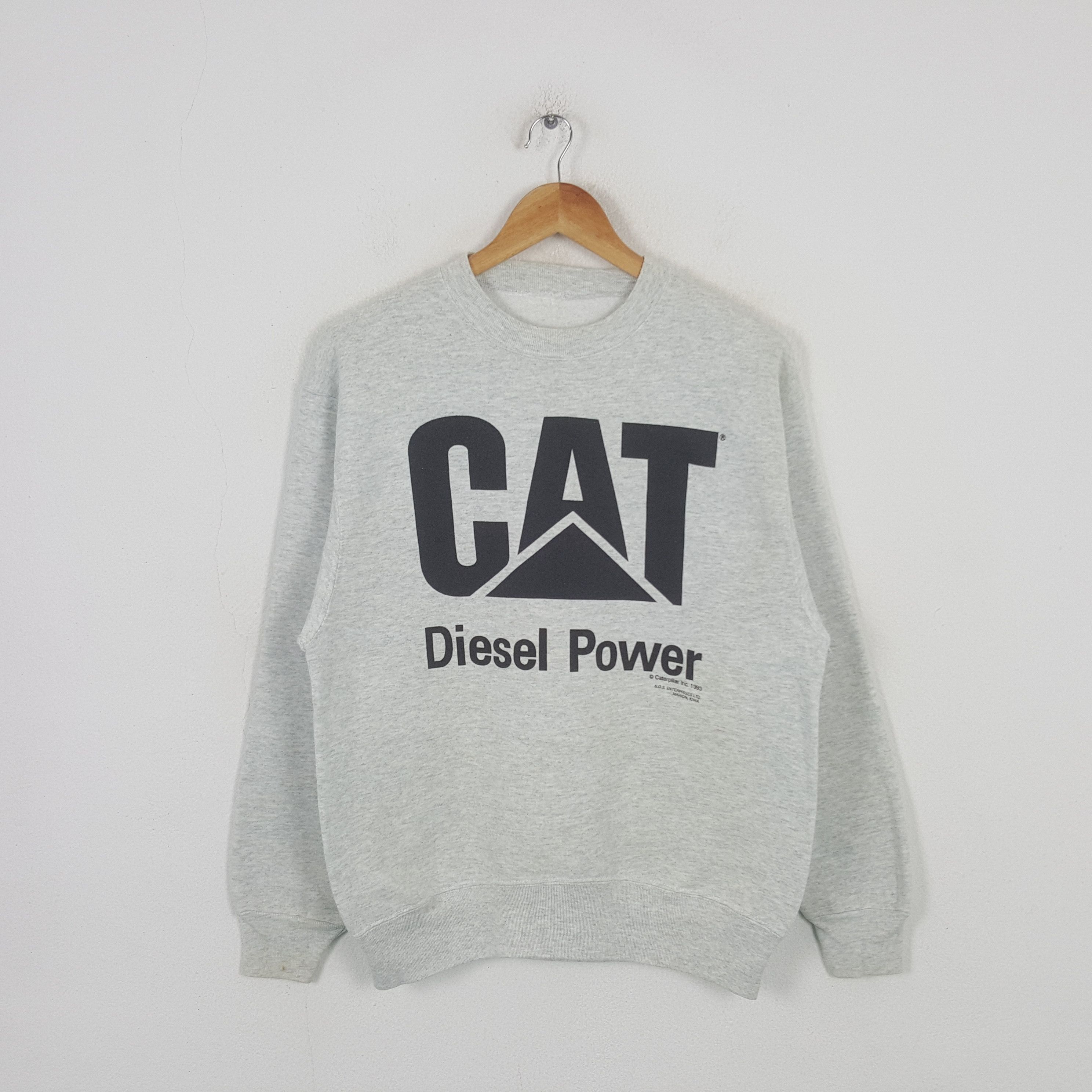 Caterpillar Vintage Cat Diesel Power Caterpillar 90's Sweatshirt RR5 Size US M / EU 48-50 / 2 - 1 Thumbnail