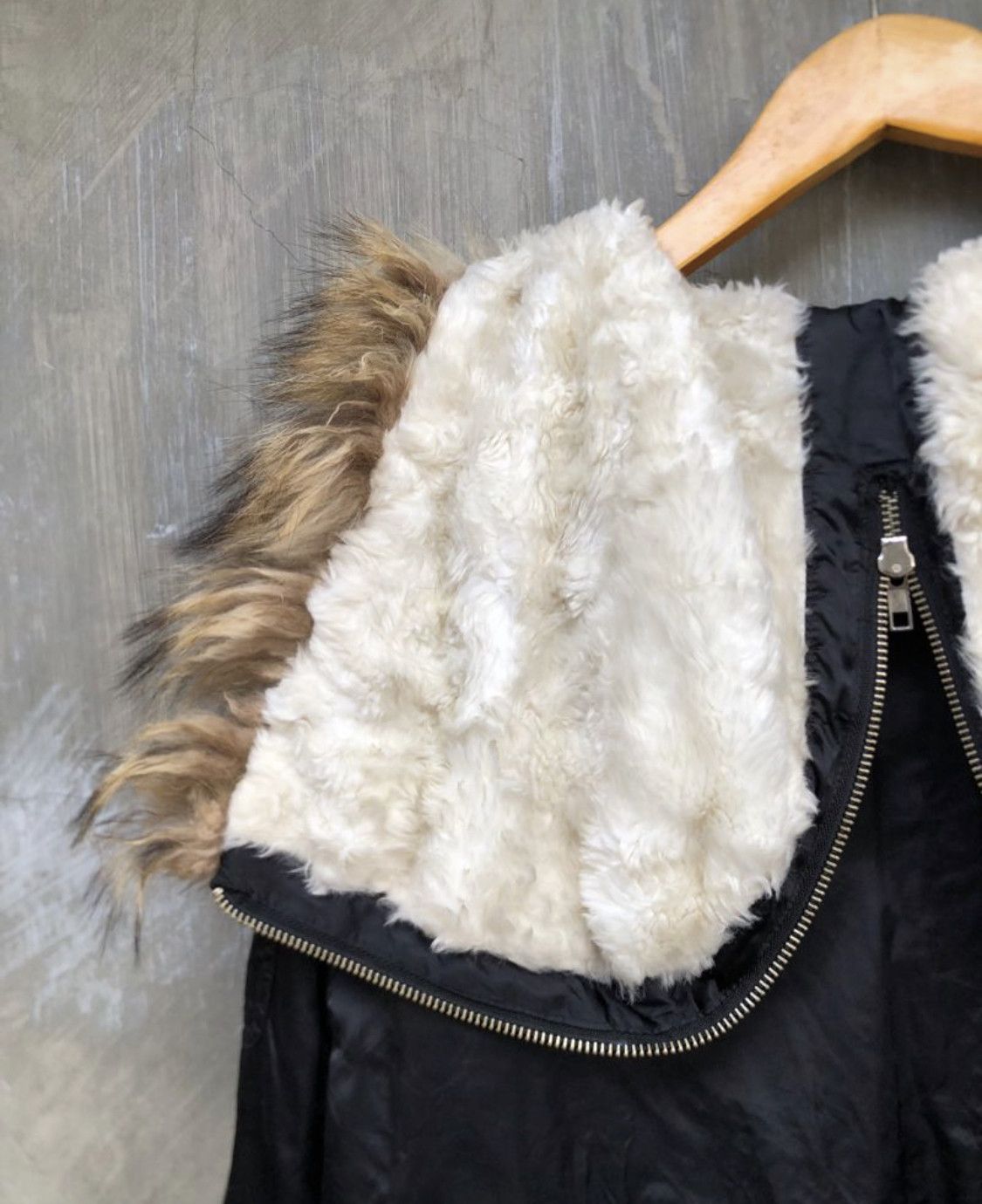 Japanese Brand Y2K Japanese arcive Fur Jacket Karma Black Triball Gothic Size US M / EU 48-50 / 2 - 7 Thumbnail