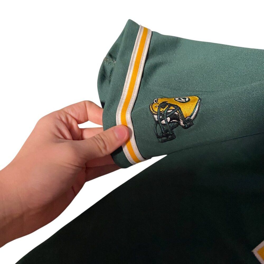 NFL Vintage 1998 Embroidered Green Bay Packers Button Up Shirt Size US L / EU 52-54 / 3 - 8 Thumbnail