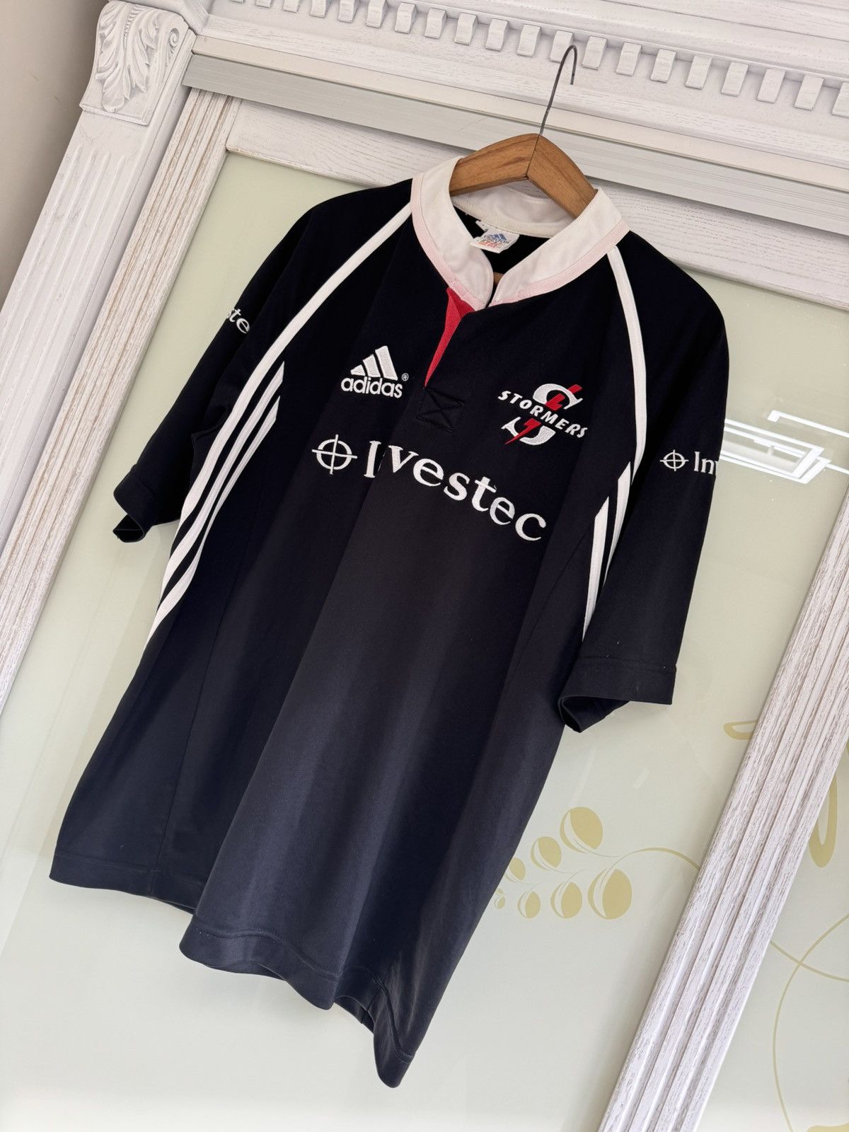 Adidas Vintage Stormers 2003-2004 Rugby Jersey South Africa Shirt Size US L / EU 52-54 / 3 - 4 Thumbnail