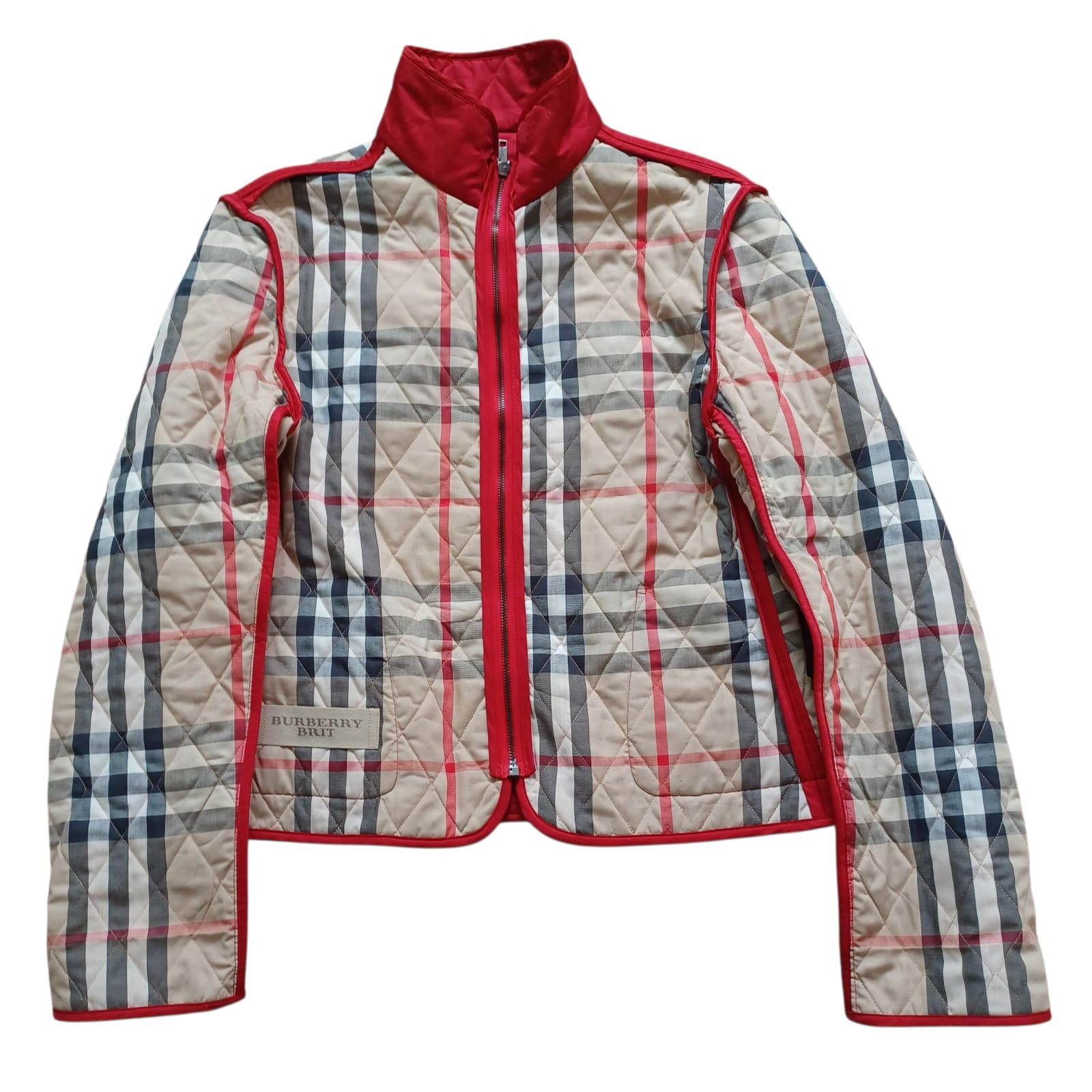 Burberry Burberry Brit Quilted Jacket Nova Check Lining Size L / US 10 / IT 46 - 4 Thumbnail