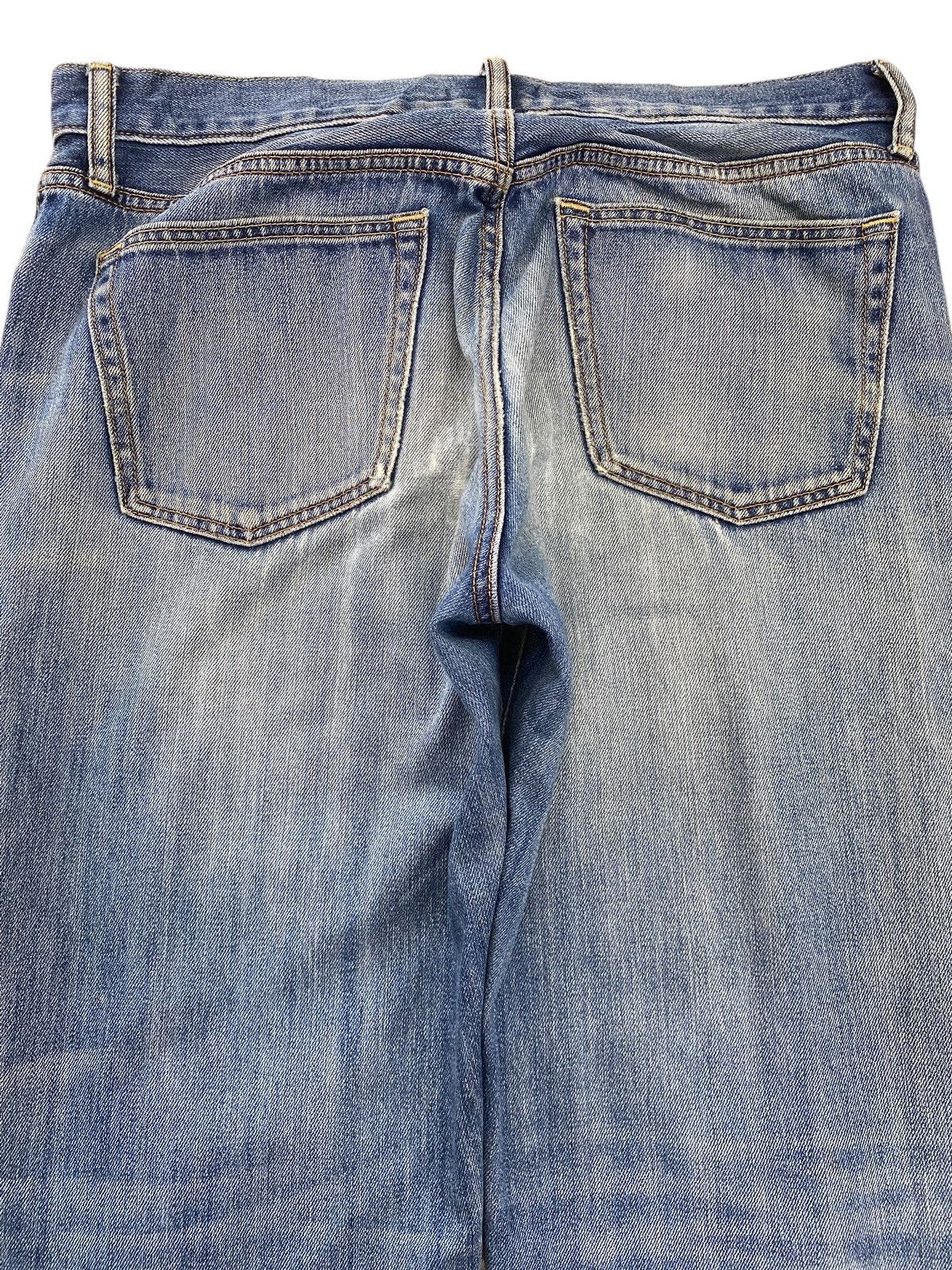 Uniqlo Uniqlo Blue Wash Style Straight Leg Jeans Size US 35 - 4 Thumbnail