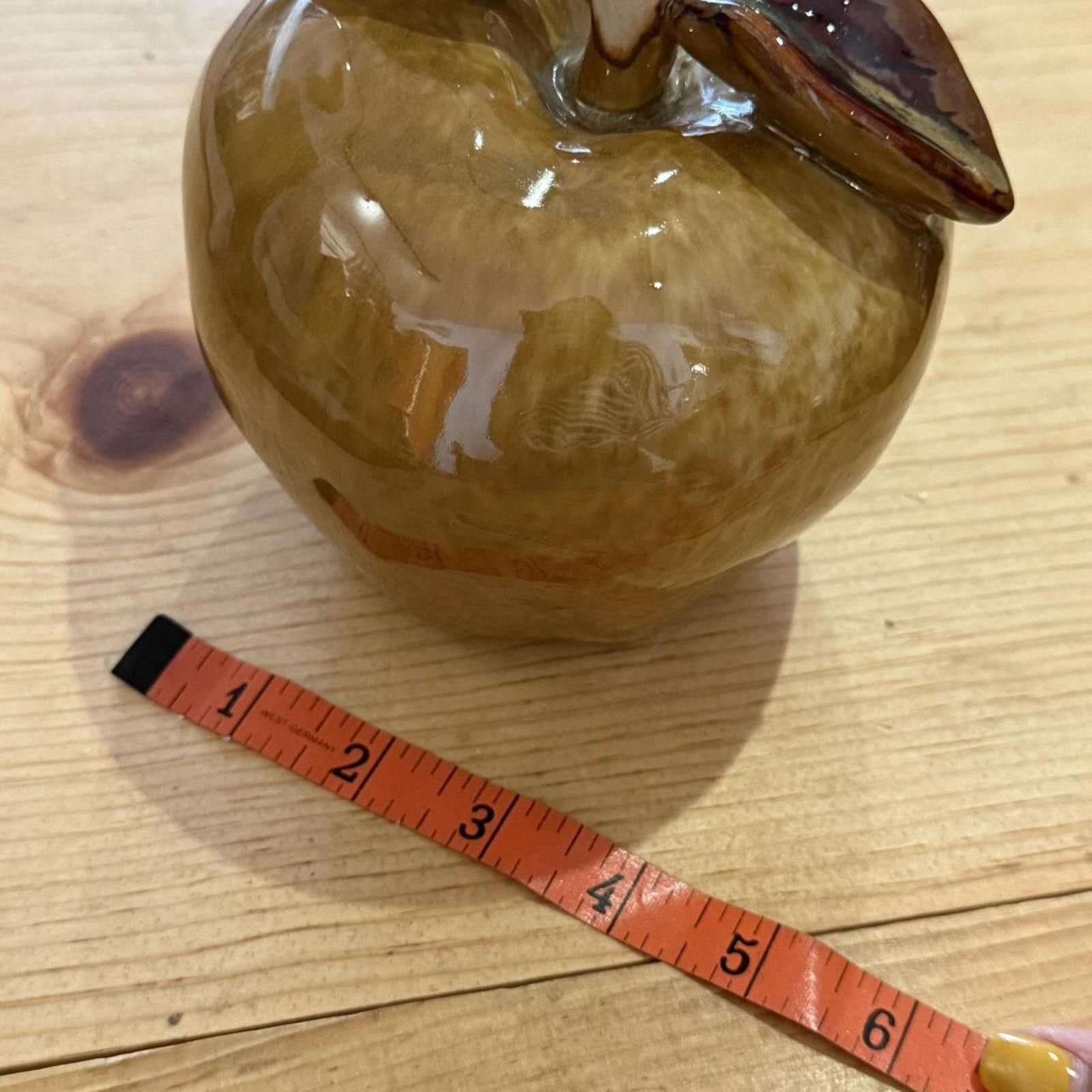 Other Large Ceramic Glazed Pottery Apple Size ONE SIZE - 6 Thumbnail