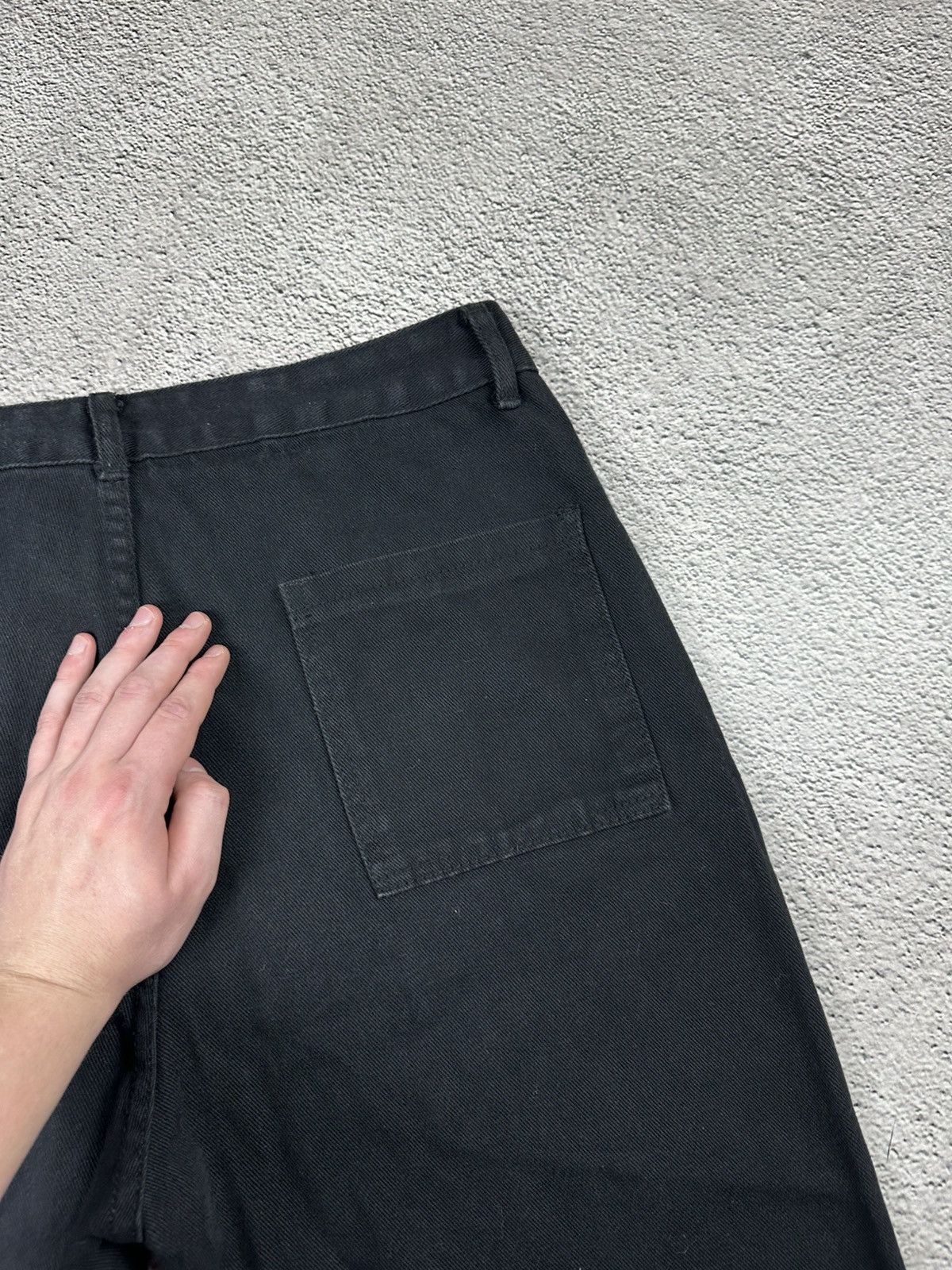 Japanese Brand Crazy Y2K Denim Jeans Pants SK8 Baggy BBC Style Logo Rap Size US 36 / EU 52 - 8 Thumbnail