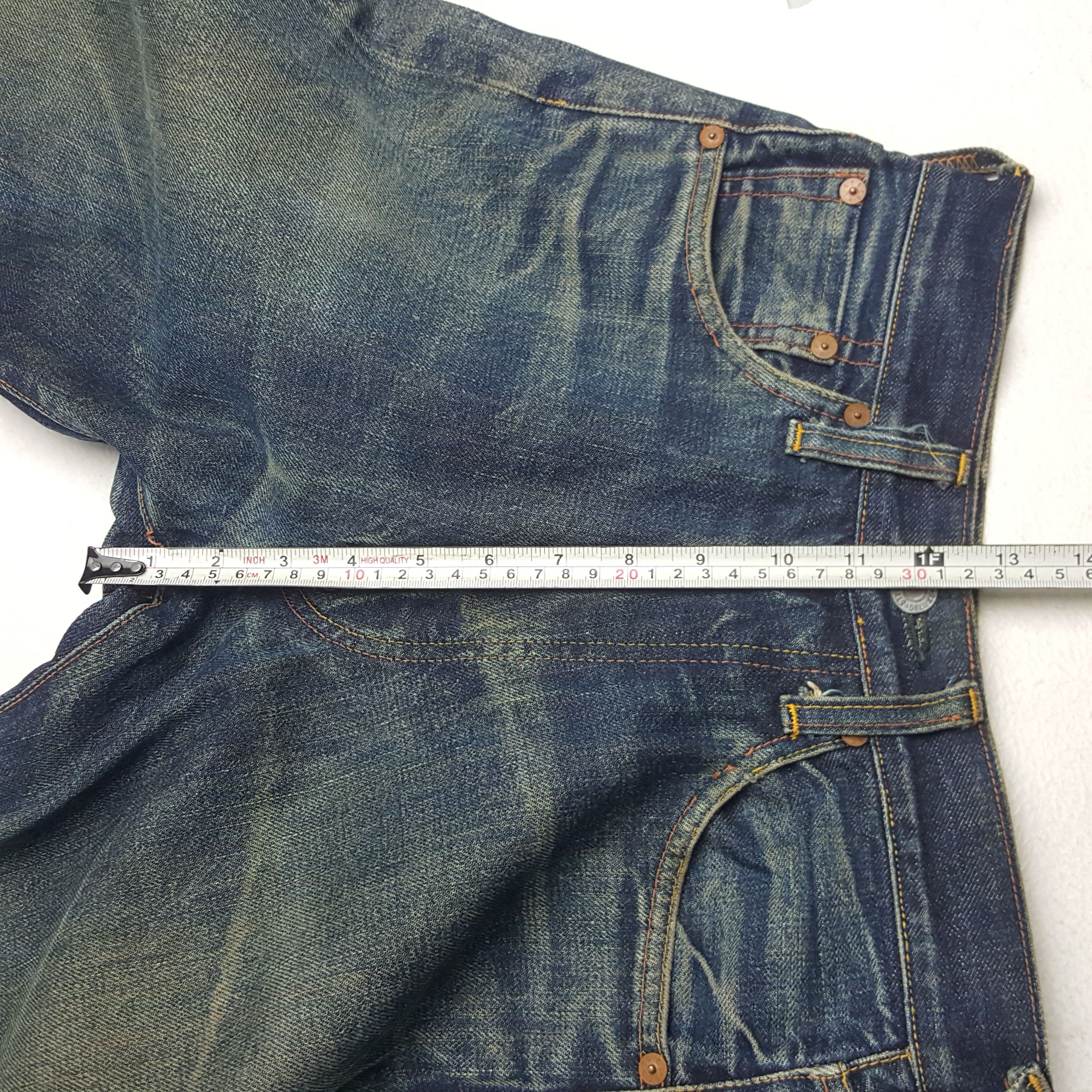Japanese Brand × Vintage Vintage Evisu Selvedge Japanese Daicock Custom Denim Jeans Size US 27 - 10 Thumbnail