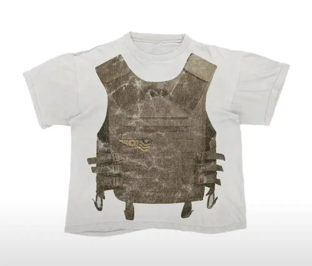 Japanese Brand × Vintage A Bulletproof Vest Graphic T Shirts Casual Size US XXL / EU 58 / 5 - 2 Thumbnail