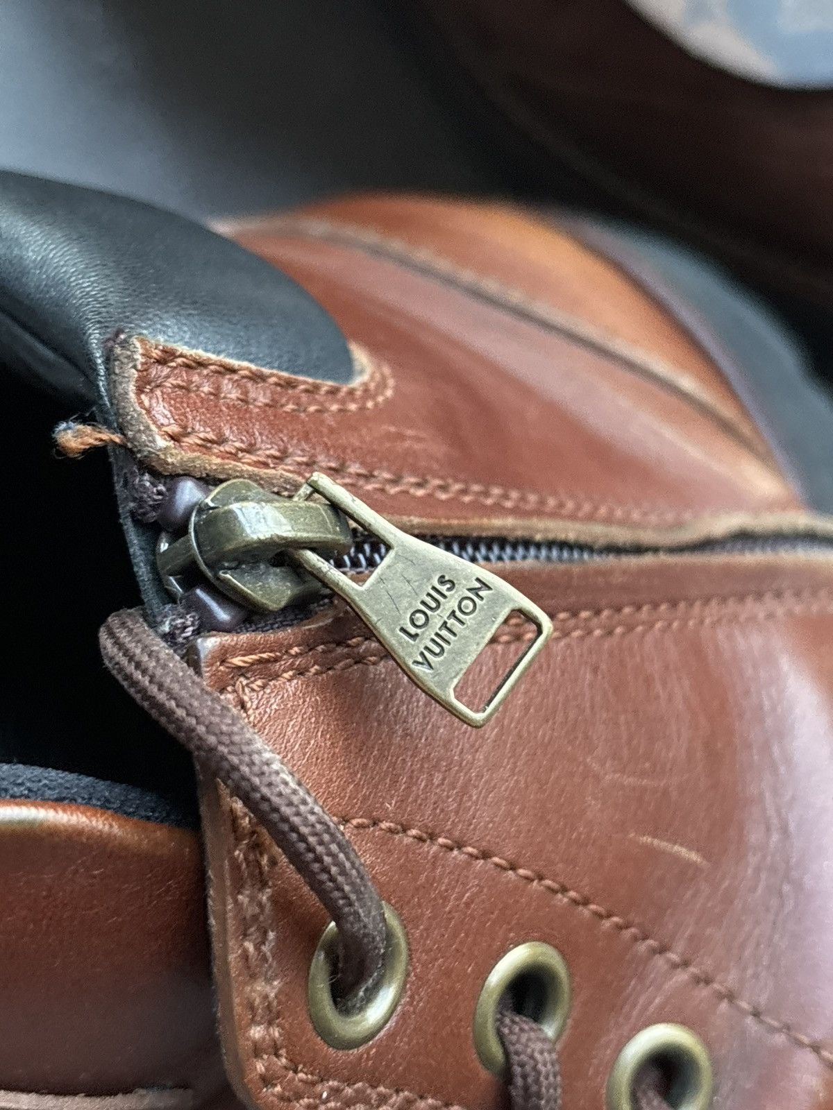 Louis Vuitton Louis Vuitton made monogram leather boots Size US 8 / EU 41 - 12 Thumbnail