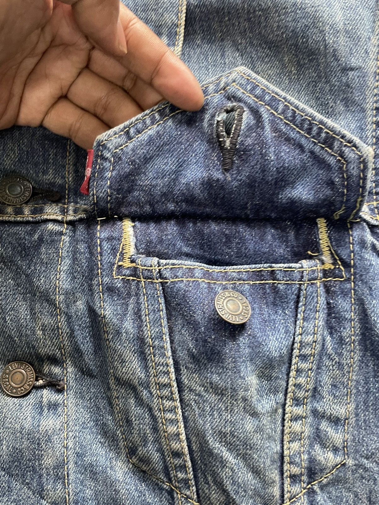 Levi's Vintage 1993 Levis 557 E Denim Jacket Size US M / EU 48-50 / 2 - 12 Thumbnail