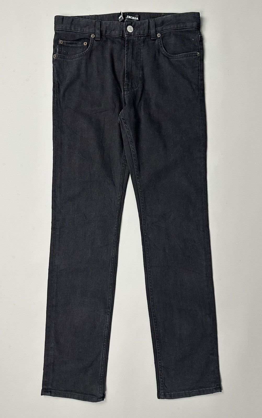 Balenciaga Balenciaga - Demna 2019 Straight Cut Jeans in Black Size US 30 / EU 46 - 1 Thumbnail