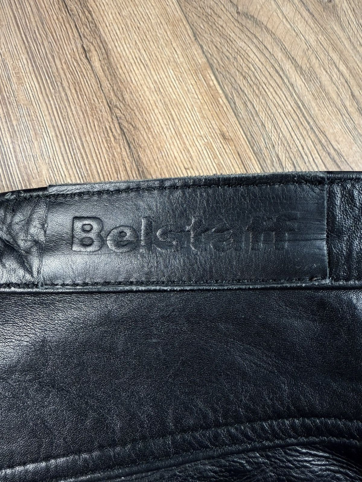 Belstaff Belstaff Vintage Leather Pants Men’s Biker Motorcycle Black Size US 31 - 10 Thumbnail