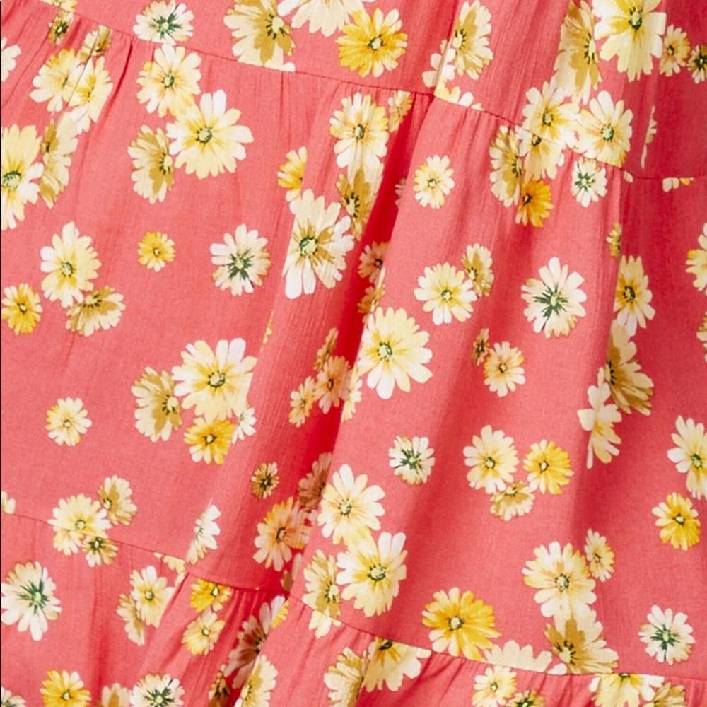 Designer Altard State Pink Floral Boho Spaghetti Mini Dress Size S / US 4 / IT 40 - 3 Thumbnail
