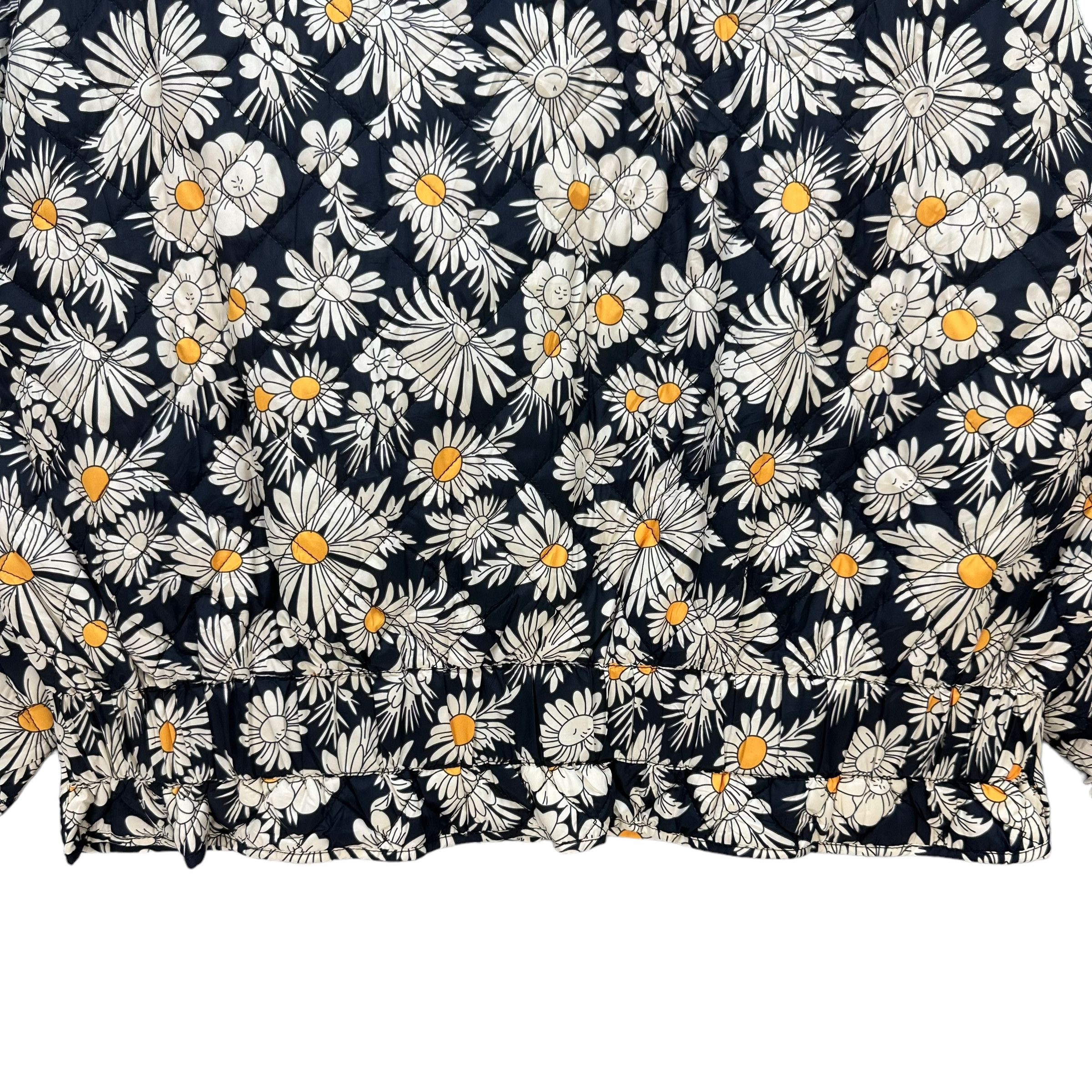 Zara ZARA FLOWERS ALLOVER QUILTED JACKET #8614-017 Size S / US 4 / IT 40 - 12 Thumbnail