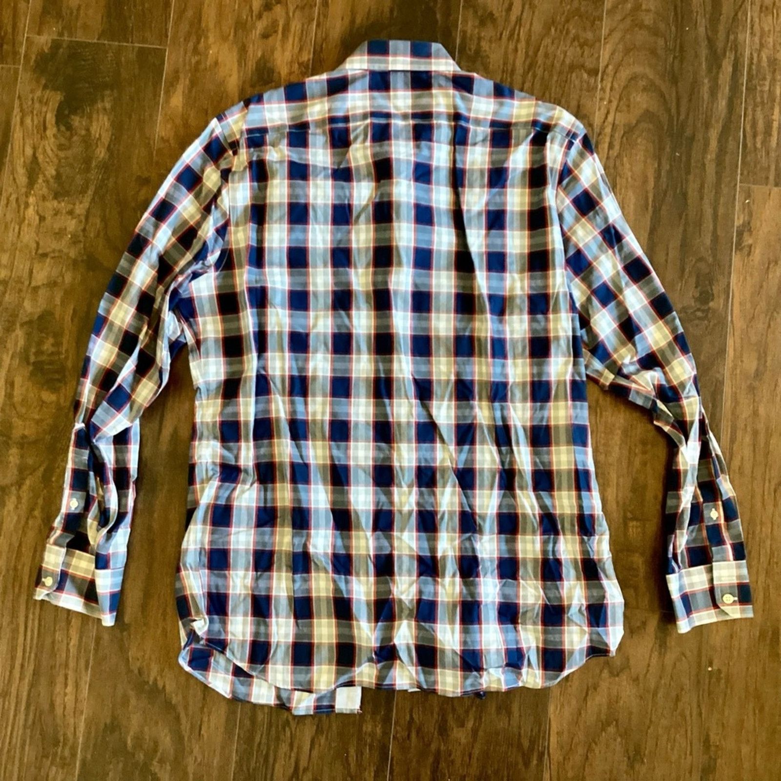 Banana Republic Banana Republic Non-Iron Tailored Slim Fit Button Down Size US XL / EU 56 / 4 - 6 Thumbnail
