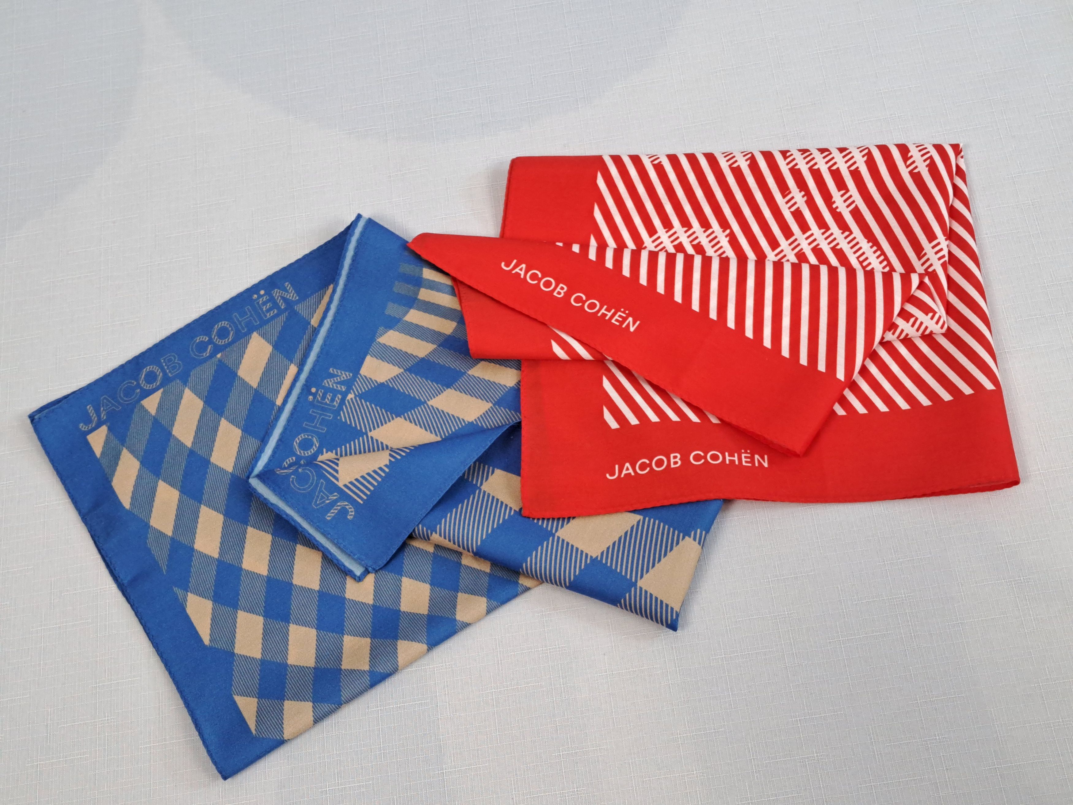 Jacob Cohen JACOB COHEN Bandana Handkerchief Headband Pocket Square. Size ONE SIZE - 7 Thumbnail