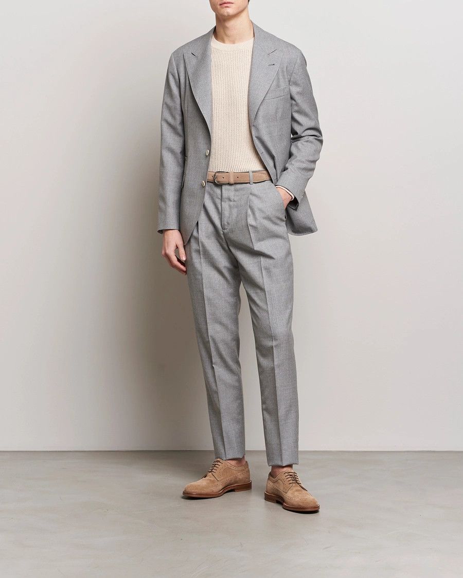 o1y1124 Wool Blazer in Light Grey