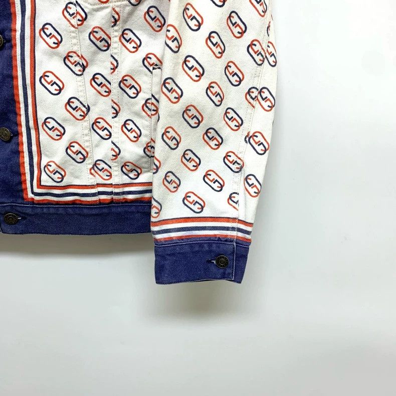 Gucci Gucci Locked double G full-print denim jacket 2503-Nextarro Size US M / EU 48-50 / 2 - 8 Thumbnail