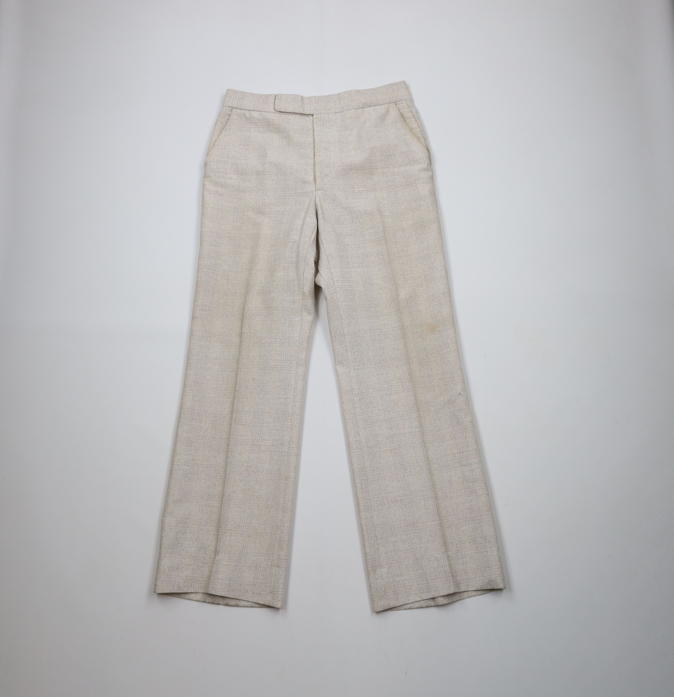 Vintage Vintage 70s Streetwear Knit Wide Leg Bell Bottoms Pants USA Size US 30 / EU 46 - 1 Thumbnail