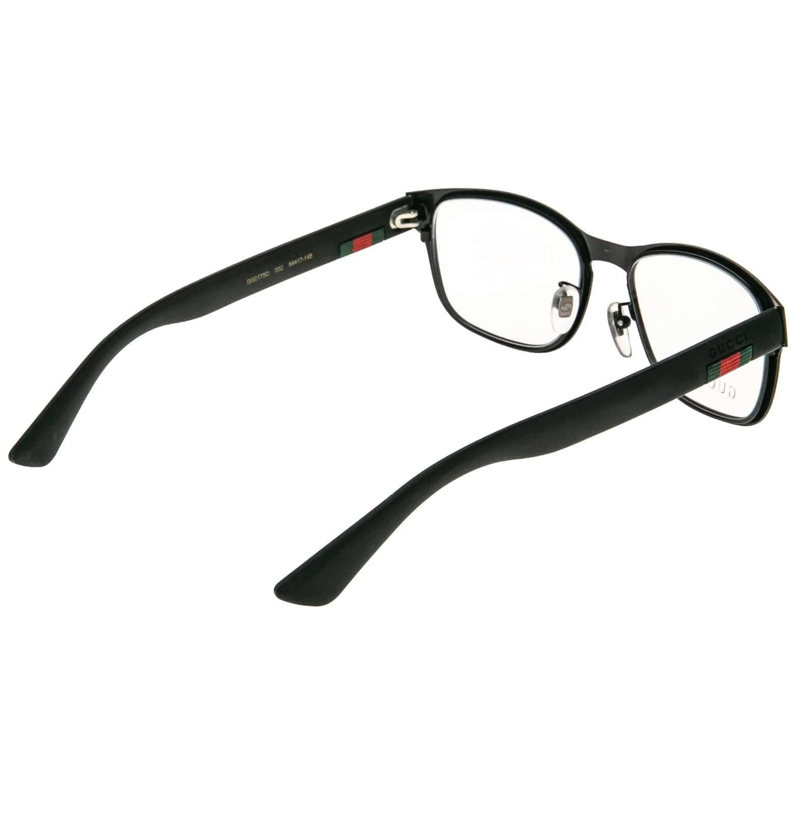 Gucci GUCCI GG0175O Stripe 0175 Black Rubber Optical Frame 002 Size ONE SIZE - 8 Thumbnail