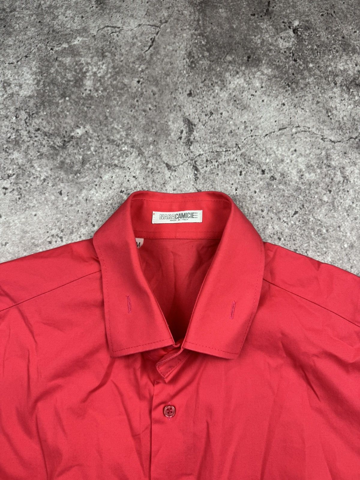 Japanese Brand Made In Italy Nara Chamiche Silk Shirt Designer Vintage Size M / US 6-8 / IT 42-44 - 3 Thumbnail