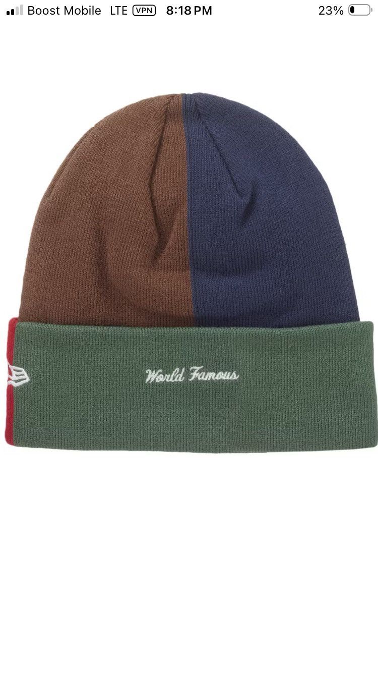 Supreme Supreme New Era Logo Beanie Multicolor Size ONE SIZE - 4 Thumbnail
