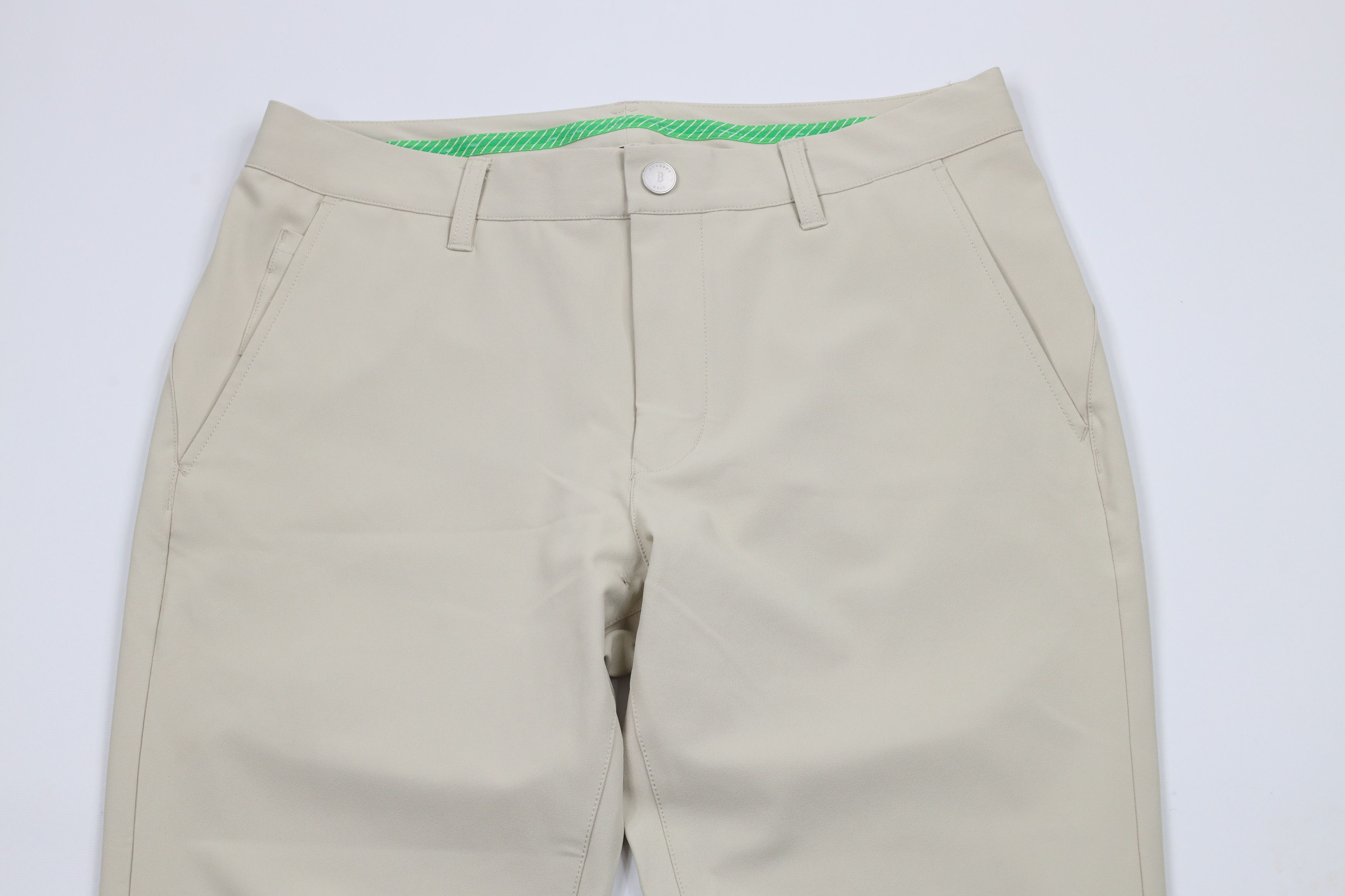 Bonobos × Vintage Bonobos Golf Stretch Flat Front Tech Golf Chino Pants Beige Size US 32 / EU 48 - 2 Thumbnail