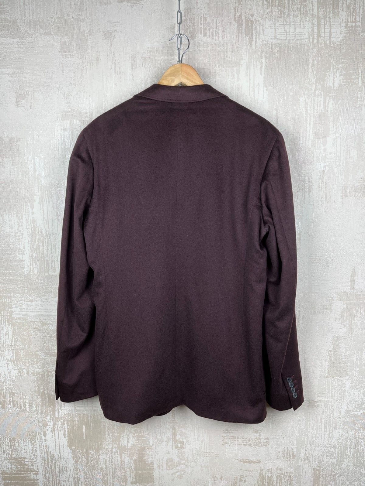 Gianfranco Ferre Gianfranco FERRE 100% Cashmere Blazer Sport Coat Burgundy Size 42R - 20 Thumbnail