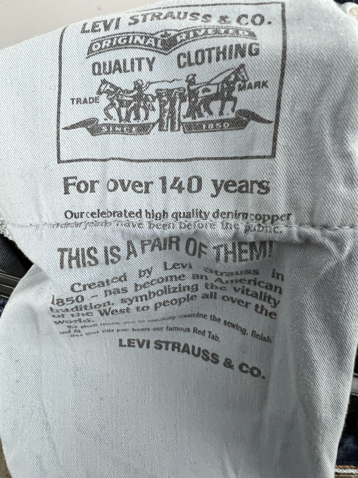 Levi's × Vintage Rare Levis 565 04 made in UK vintage 90s Size US 36 / EU 52 - 8 Thumbnail