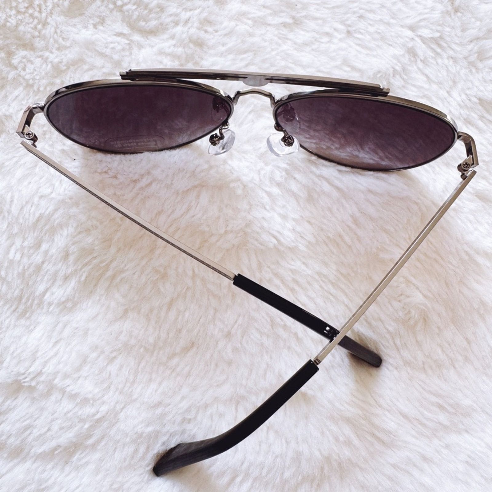 Other Doug Black W/ Silver Rim Aviator Sunglasses Size ONE SIZE - 9 Thumbnail