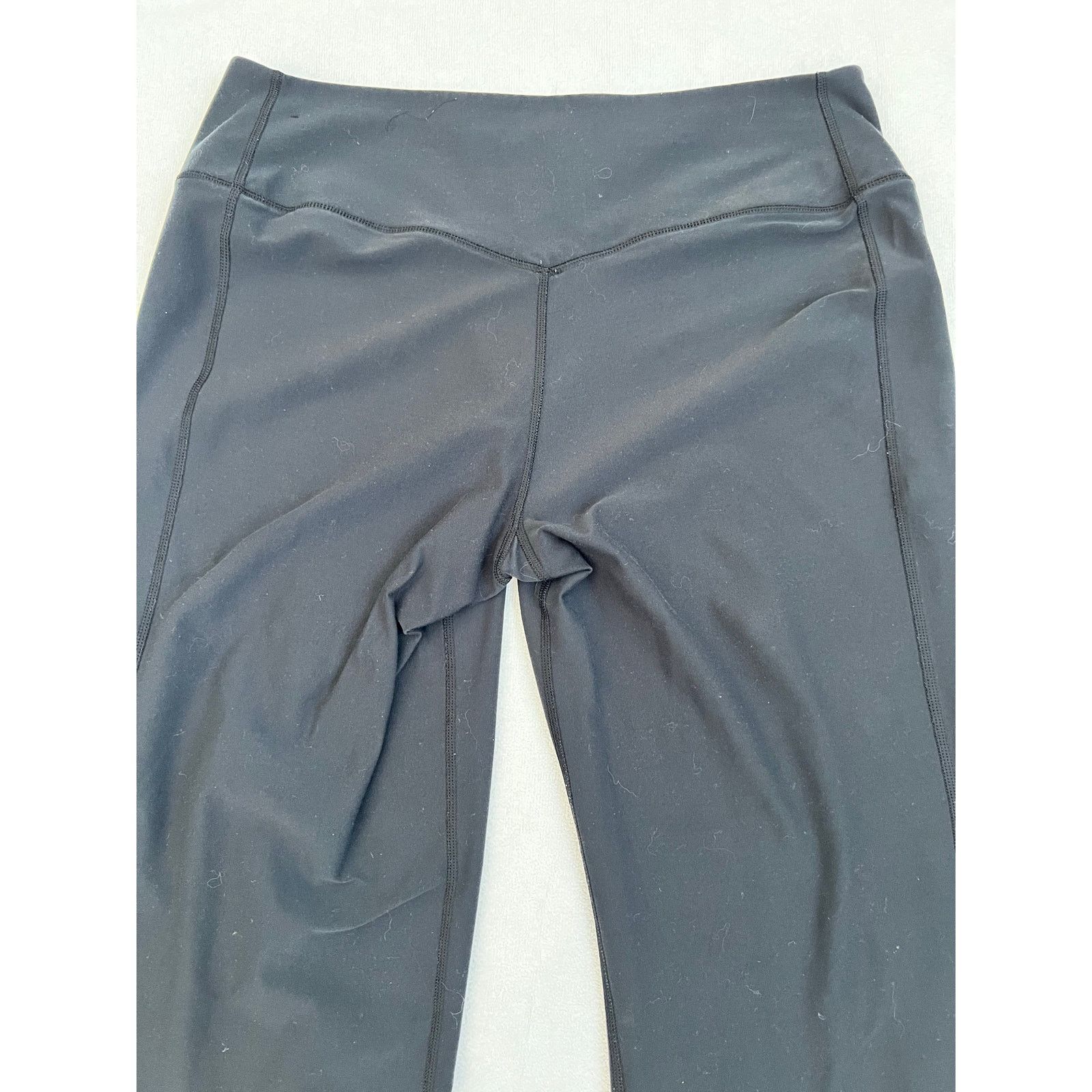 Nike Nike Dri-Fit Classic Black Mid-Rise Leggings Large Size 32" / US 10 / IT 46 - 4 Thumbnail