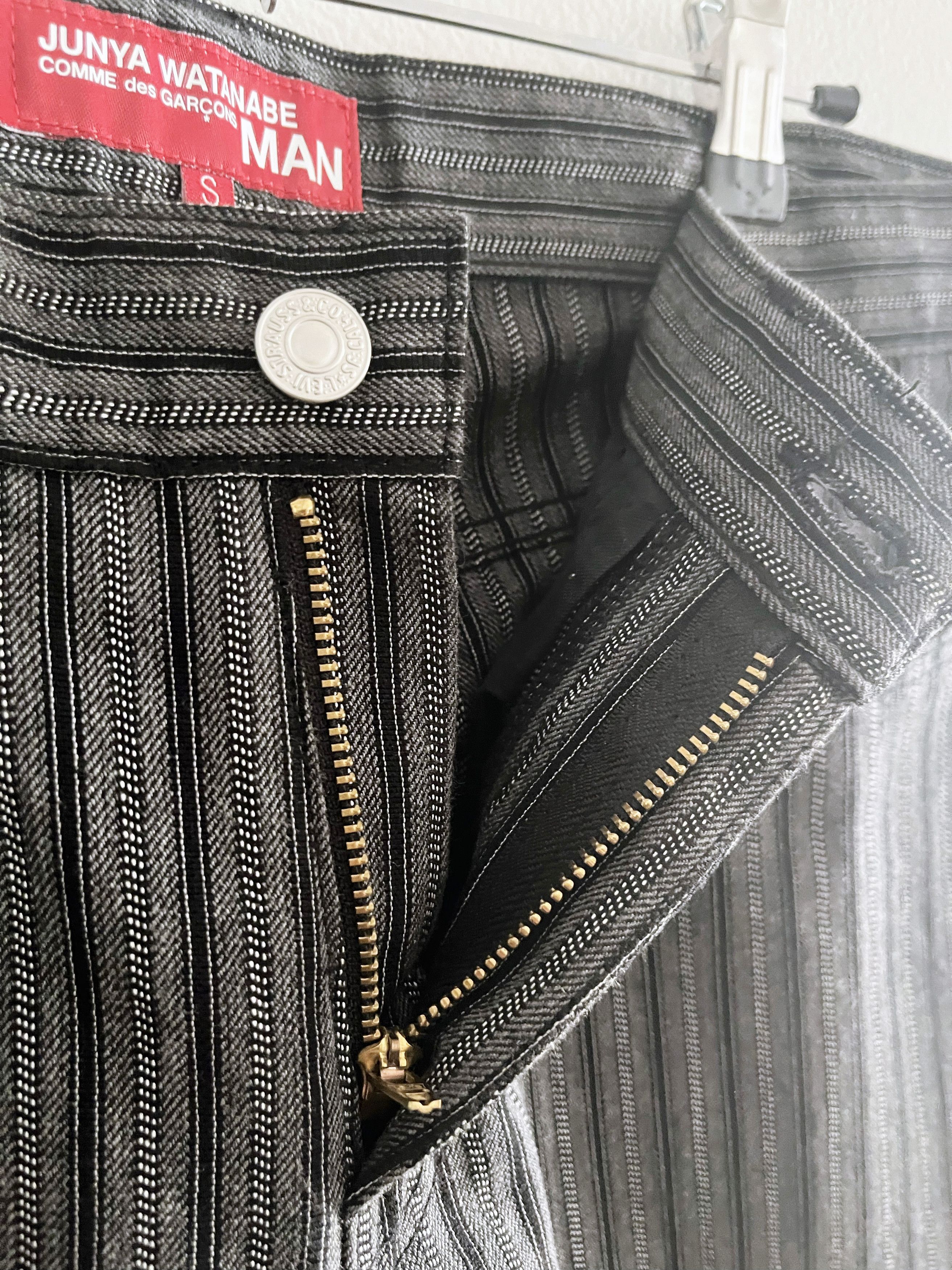 Comme des Garcons Junya Watanabe MAN striped cotton pants Size US 30 / EU 46 - 9 Thumbnail