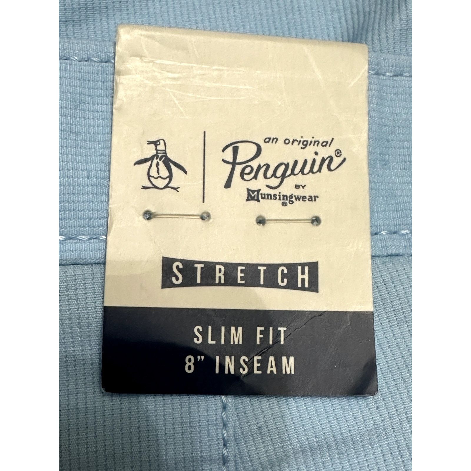 Original Penguin Original Penguin Chino Shorts Solid Light Blue Men's 38 NWT Size US 38 / EU 54 - 8 Thumbnail