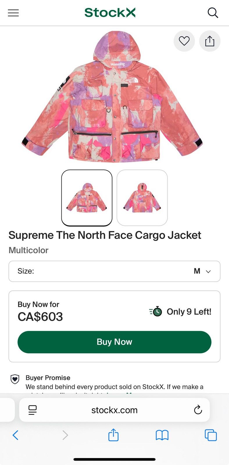 Supreme × The North Face Supreme The North Face Cargo Jacket Size US M / EU 48-50 / 2 - 7 Thumbnail