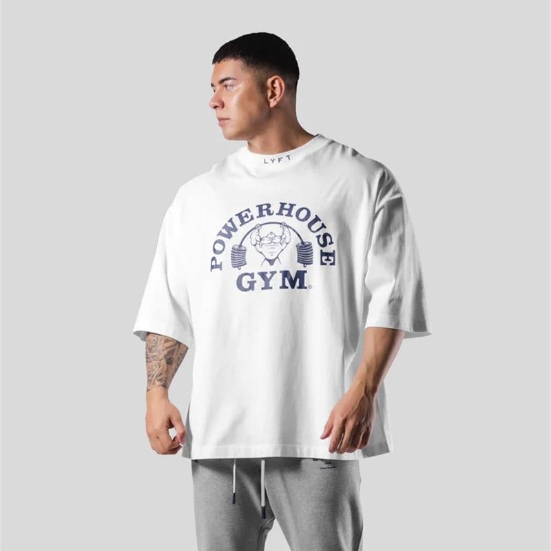 Japanese Brand × Vintage Cotton Shirt Gym Fitness Bodybuilding Loose Print Size US XXL / EU 58 / 5 - 3 Thumbnail