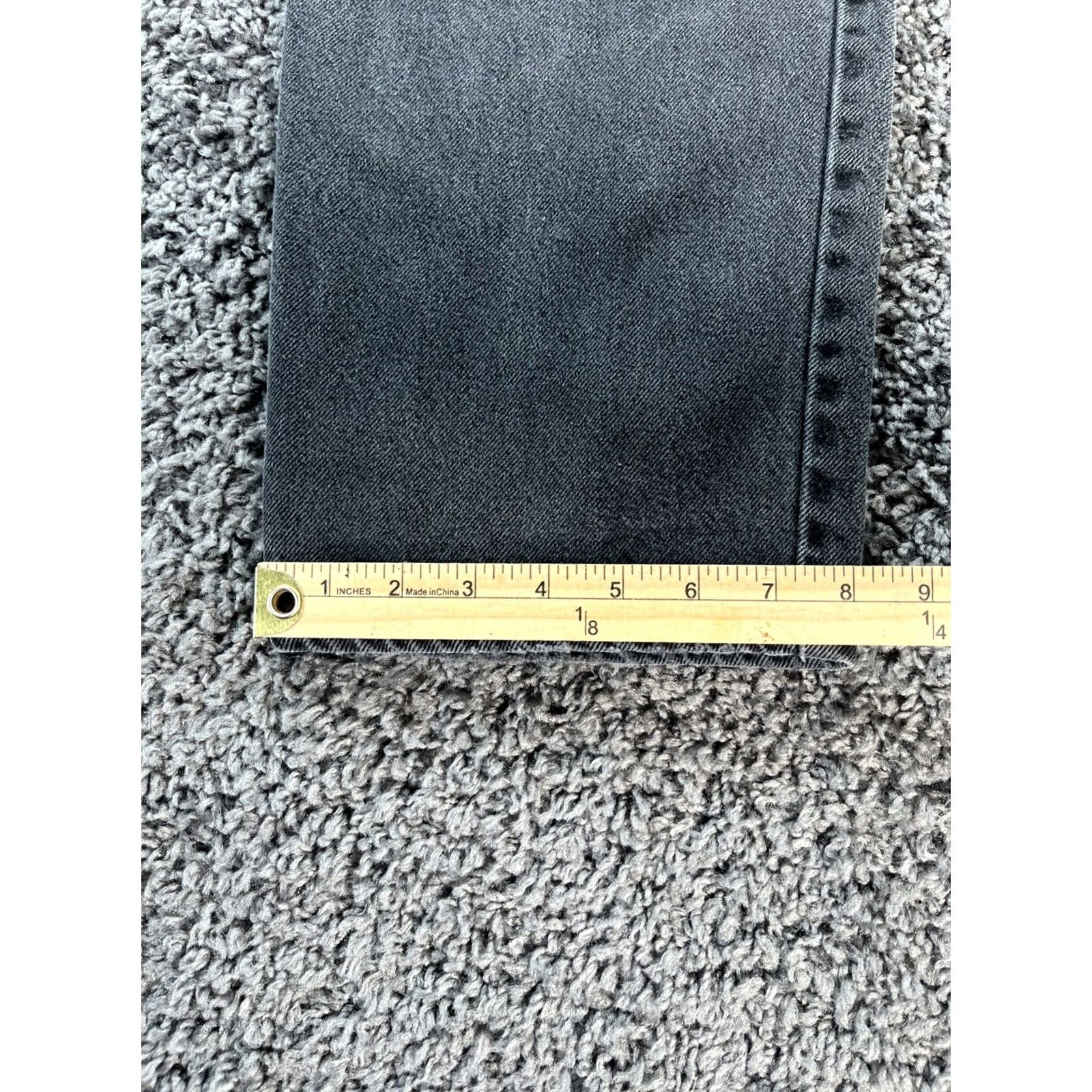 Levi's VINTAGE Levi’s 550 Jazz? No, correct: Levi’s 550 Jeans 36x28 Black Distressed 90s Men’s Denim Straight Relaxed Regular Inseam 30in Baggy Y2K Baggy? Size US 36 / EU 52 - 3 Thumbnail