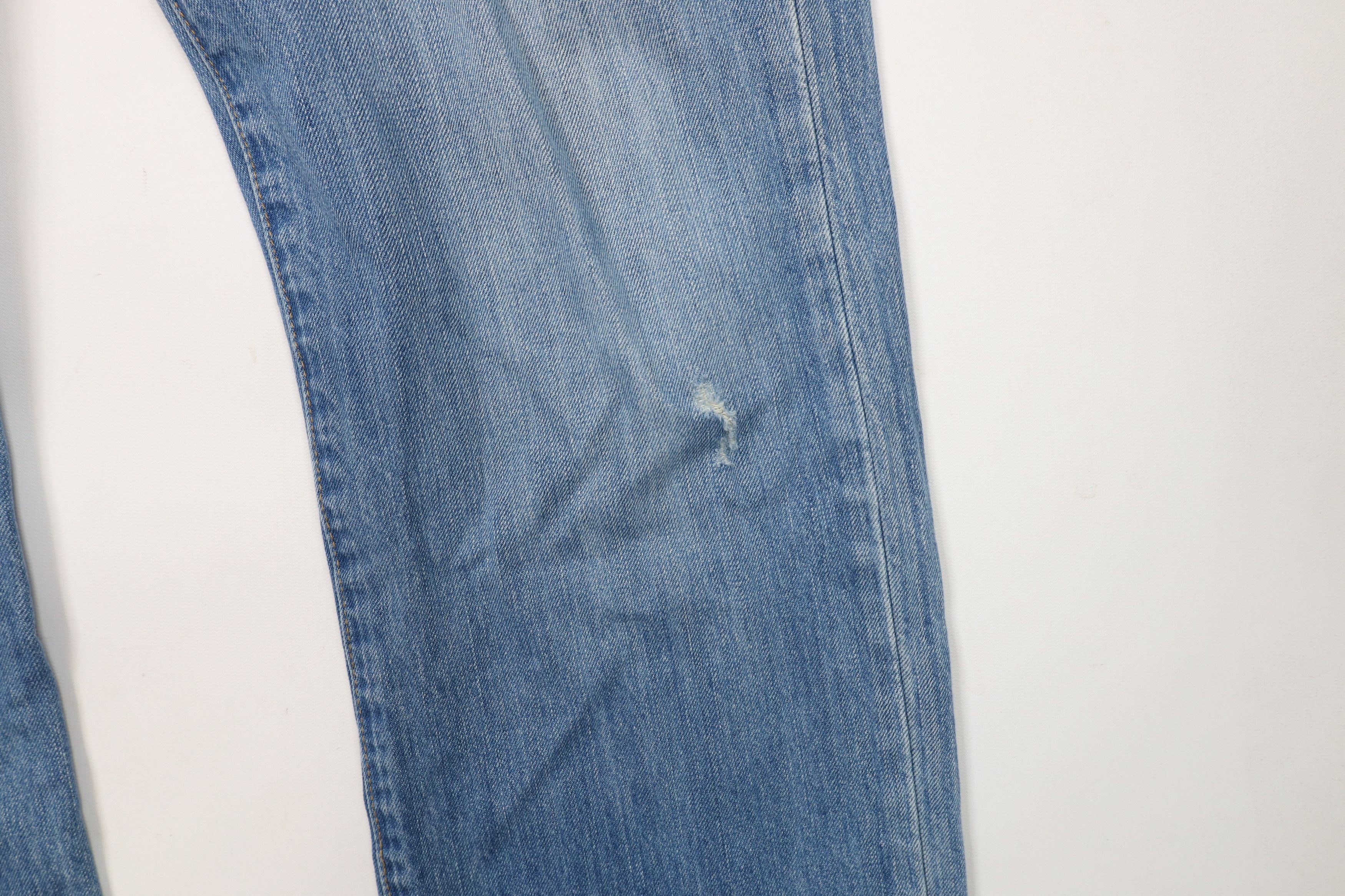 Polo Ralph Lauren × Vintage Vintage Ralph Lauren 67 Vintage Cut Wide Leg Jeans Blue Size US 33 - 6 Thumbnail