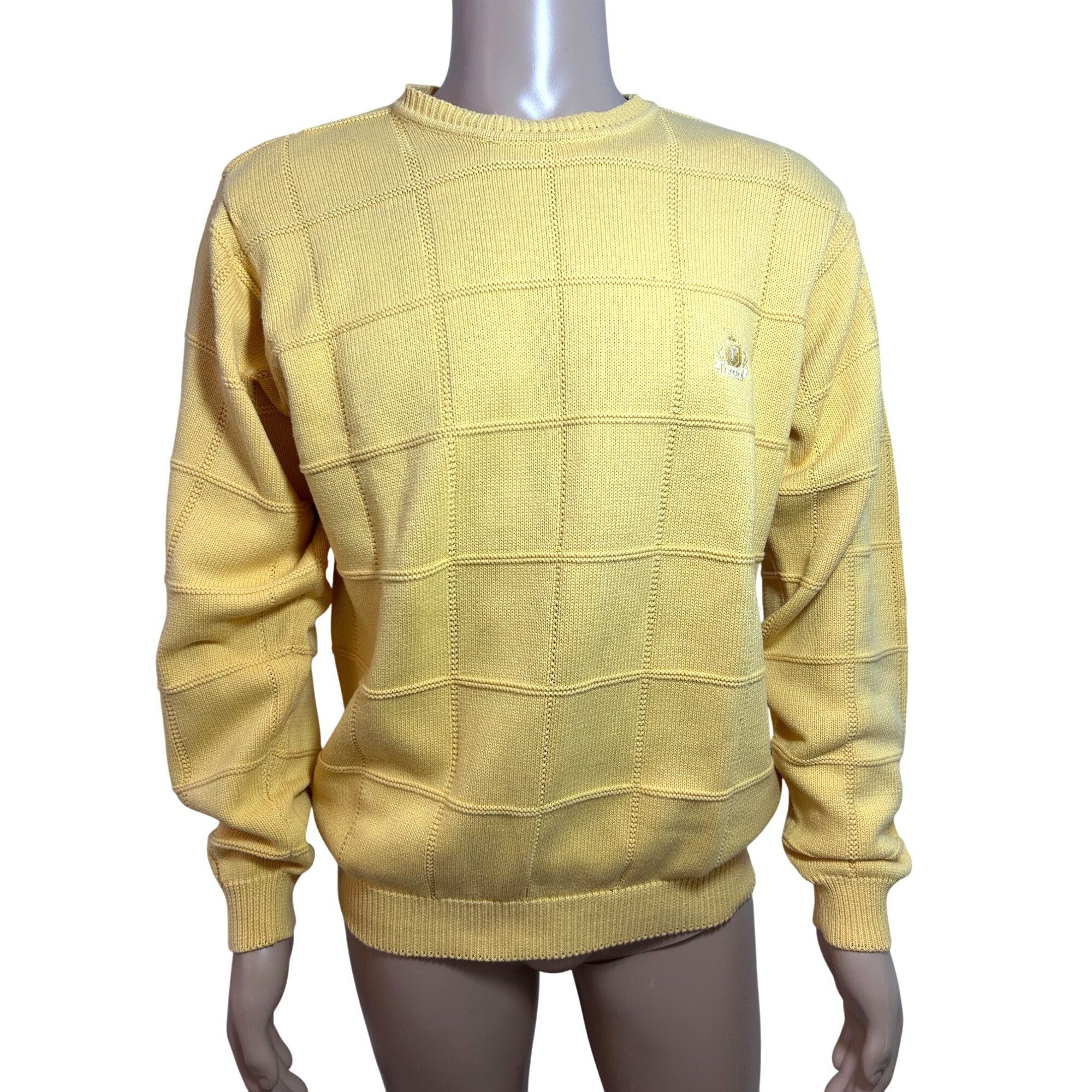 Izod Izod Men’s Sweater M Yellow Vintage Long Sleeve Crewneck Pul Size US M / EU 48-50 / 2 - 1 Thumbnail