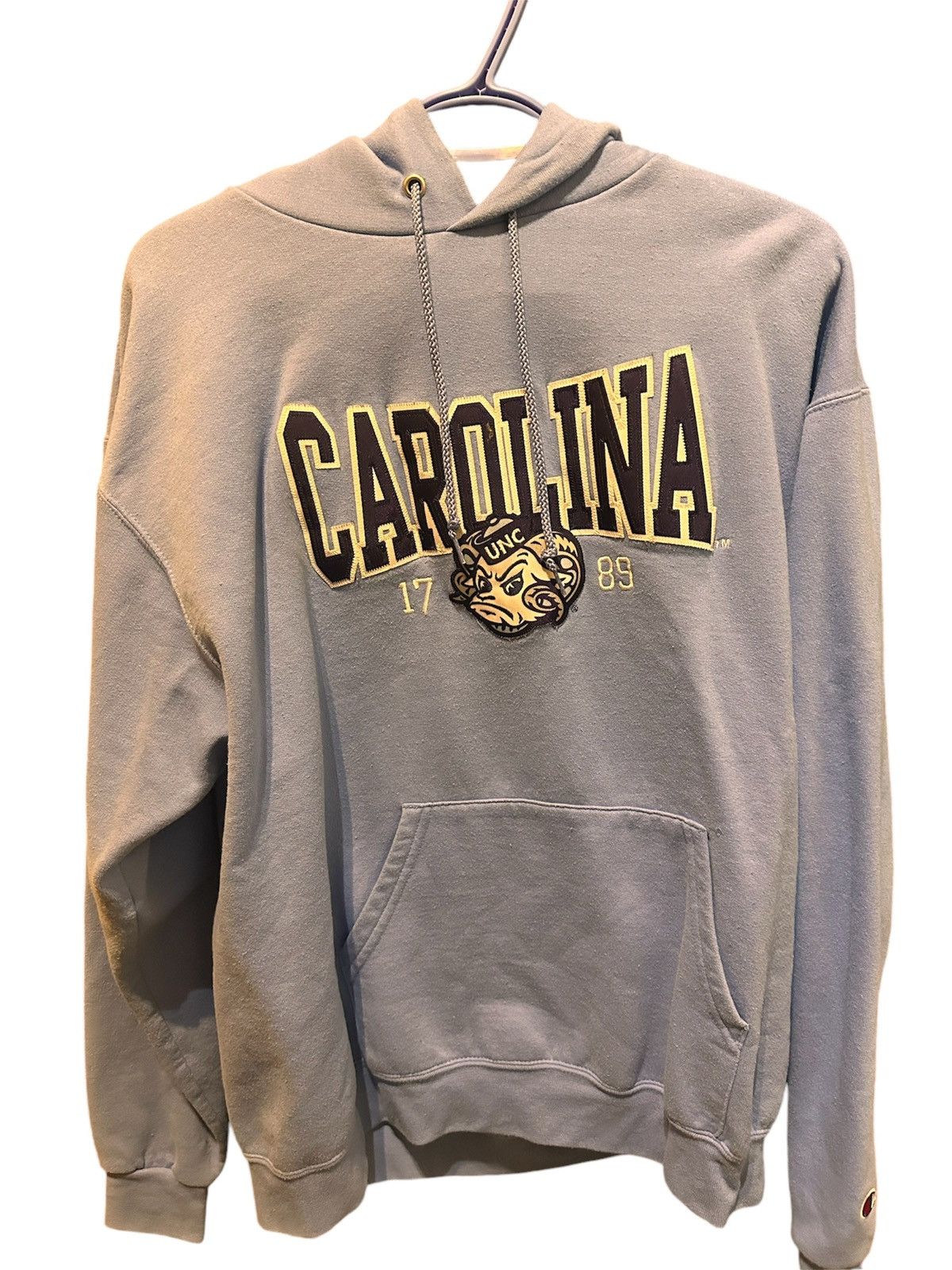 Champion × Vintage Carolina UNC University Hoodie Sweater Size US L / EU 52-54 / 3 - 1 Thumbnail