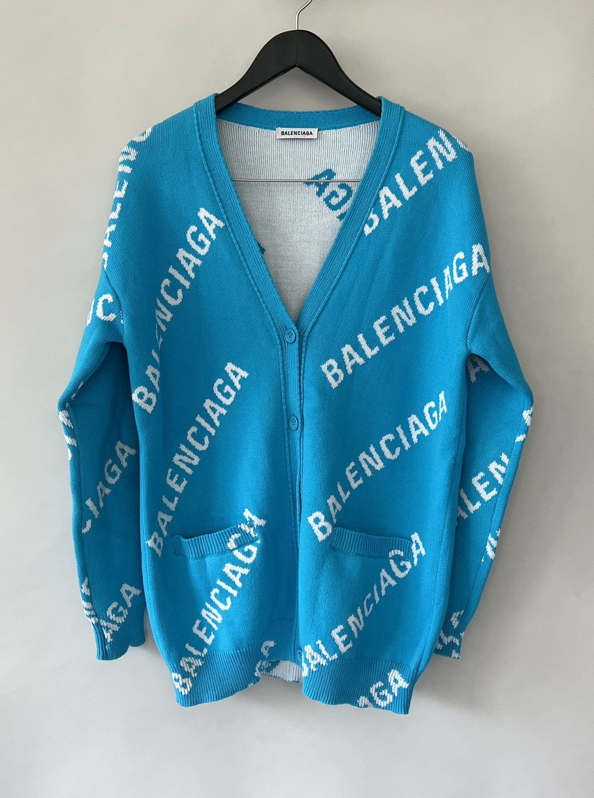 Balenciaga Balenciaga Monogram Cardigan Size US M / EU 48-50 / 2 - 1 Thumbnail