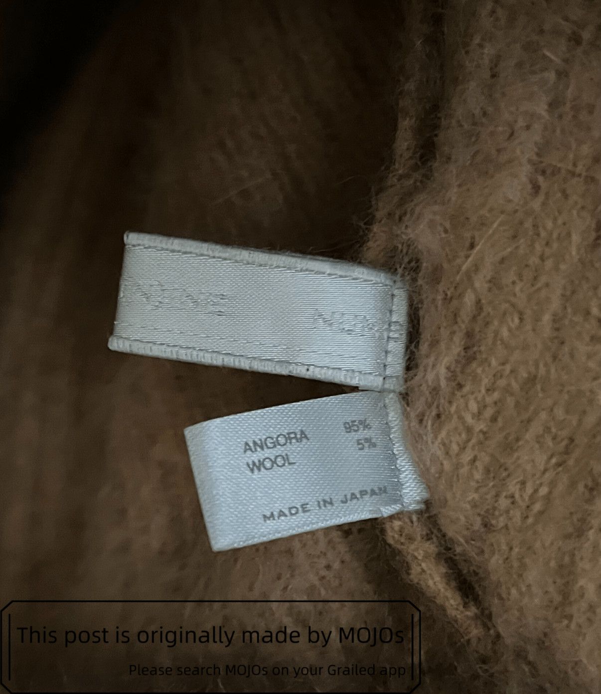 Number (N)ine Number Nine 02AW Beige Hoodie Ethical Scarf mojos9522 Size ONE SIZE - 5 Thumbnail