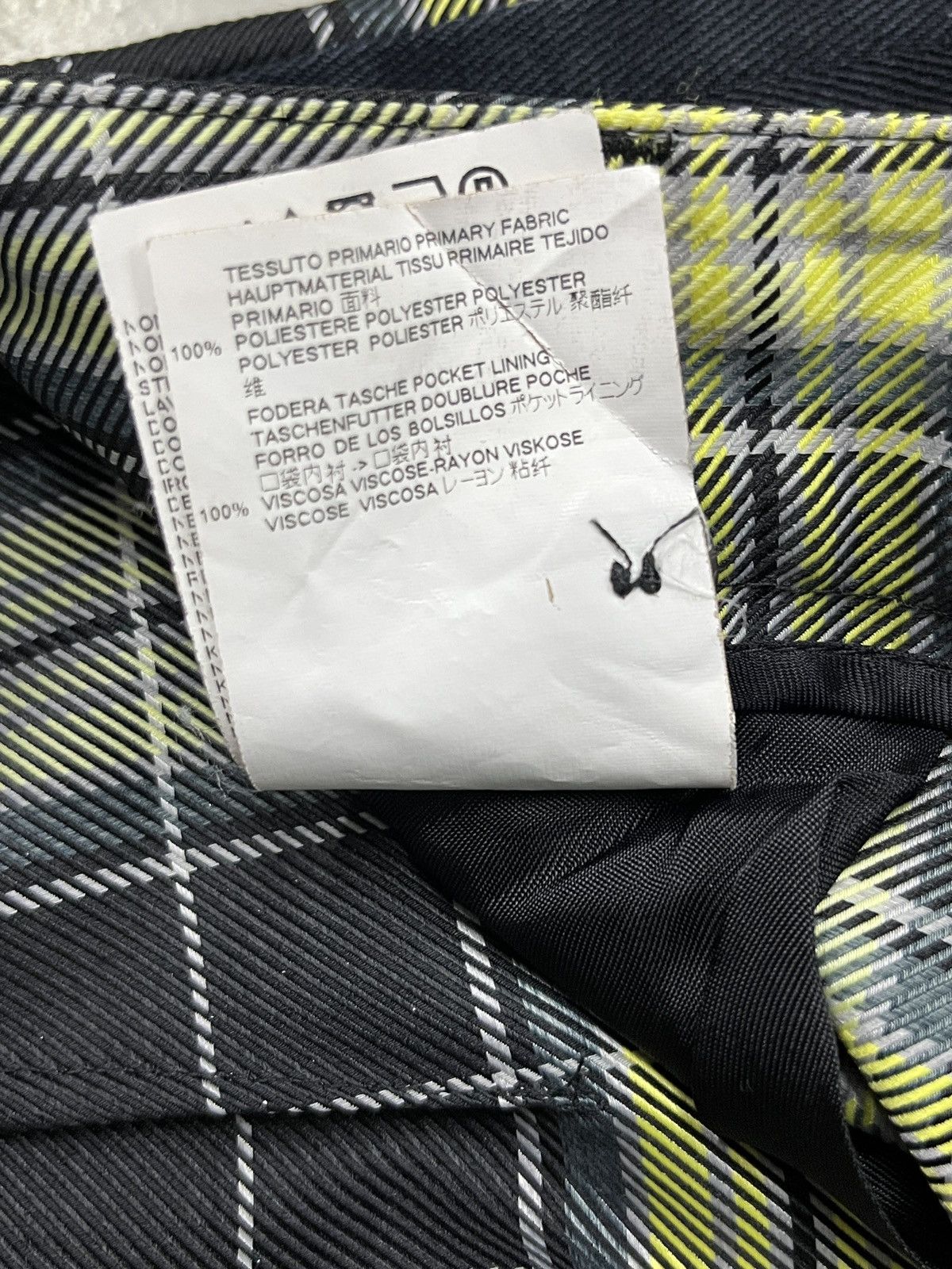 MM6 MM6 SS07 Tartan Side Tape Reconstructed Plaid Pants Size 26" / US 2 / IT 38 - 15 Thumbnail